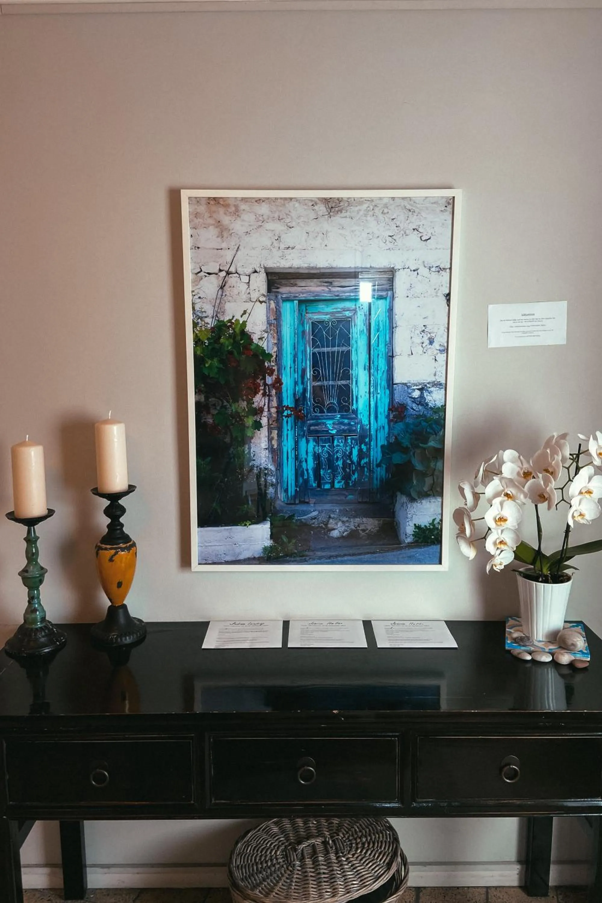 Decorative detail in Gårdens & Apotekarns B&B