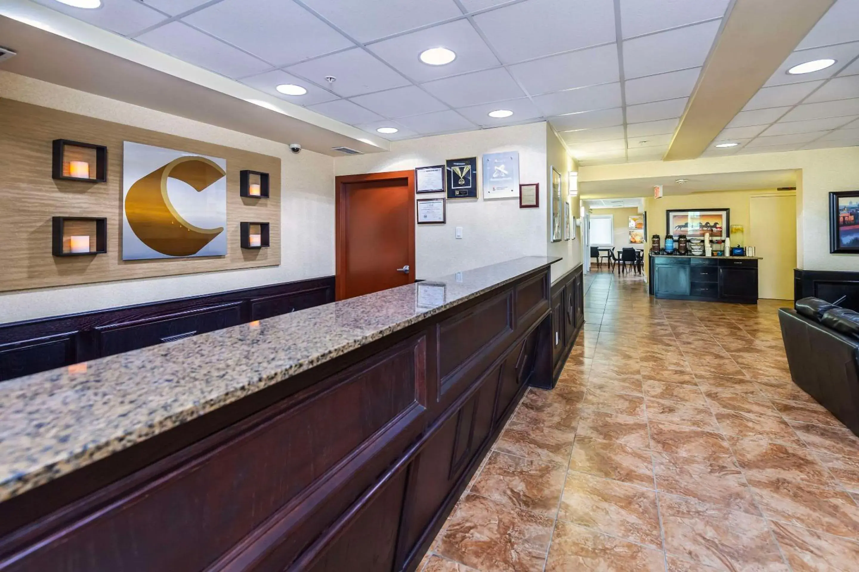 Lobby or reception in Comfort Inn & Suites Lobby or reception in Comfort Inn & Suites