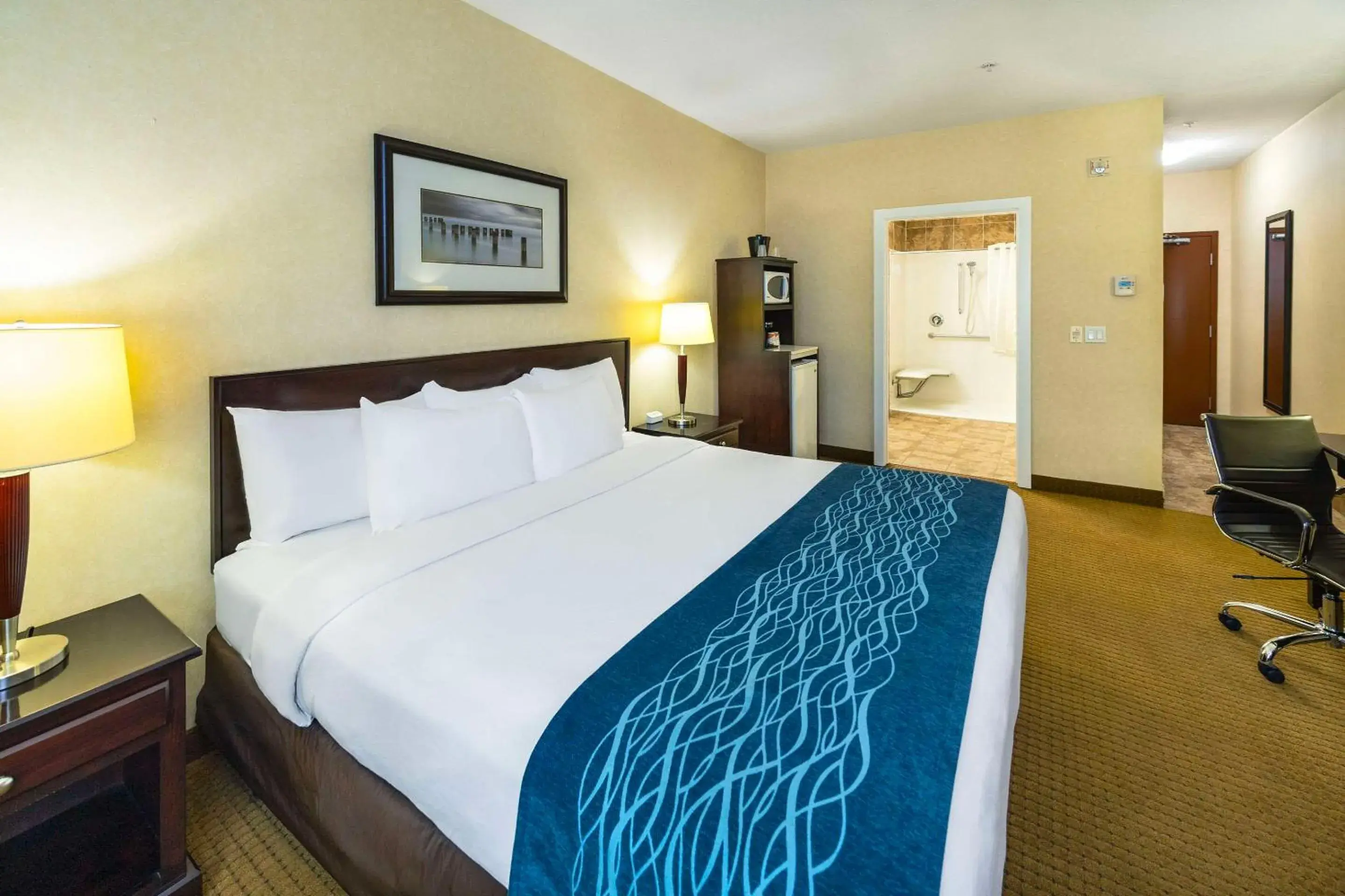 Bedroom, Bed in Comfort Inn & Suites Bedroom, Bed in Comfort Inn & Suites