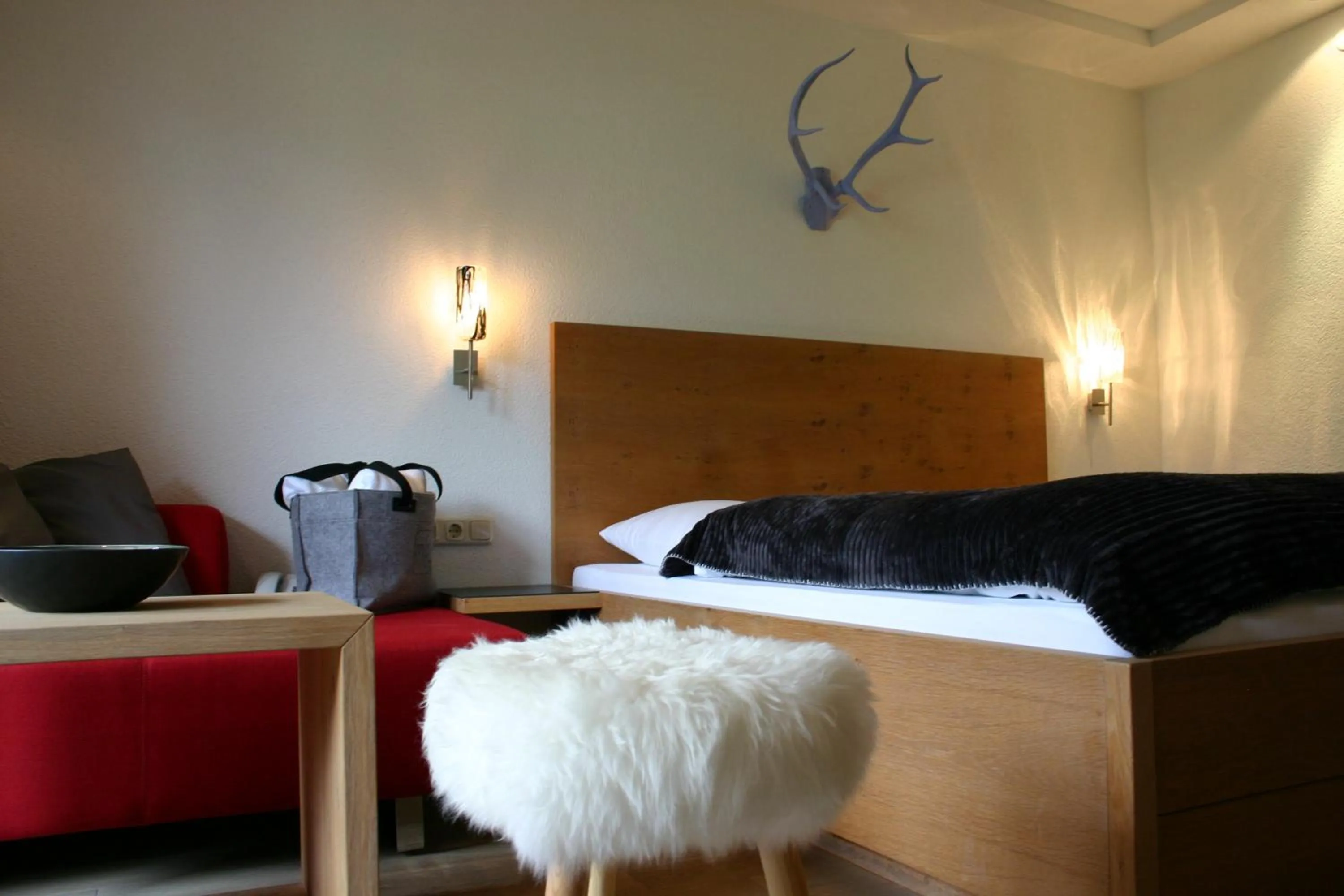 Photo of the whole room, Bed in MONTAFONLodge