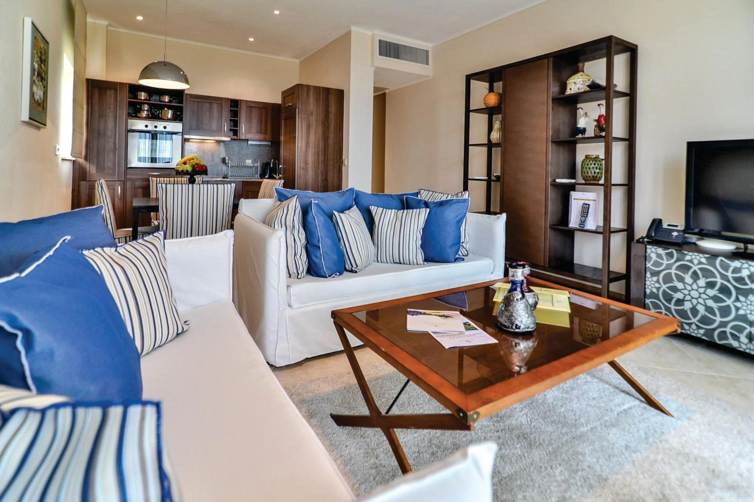 Living room in Thracian Cliffs Golf & Beach Resort