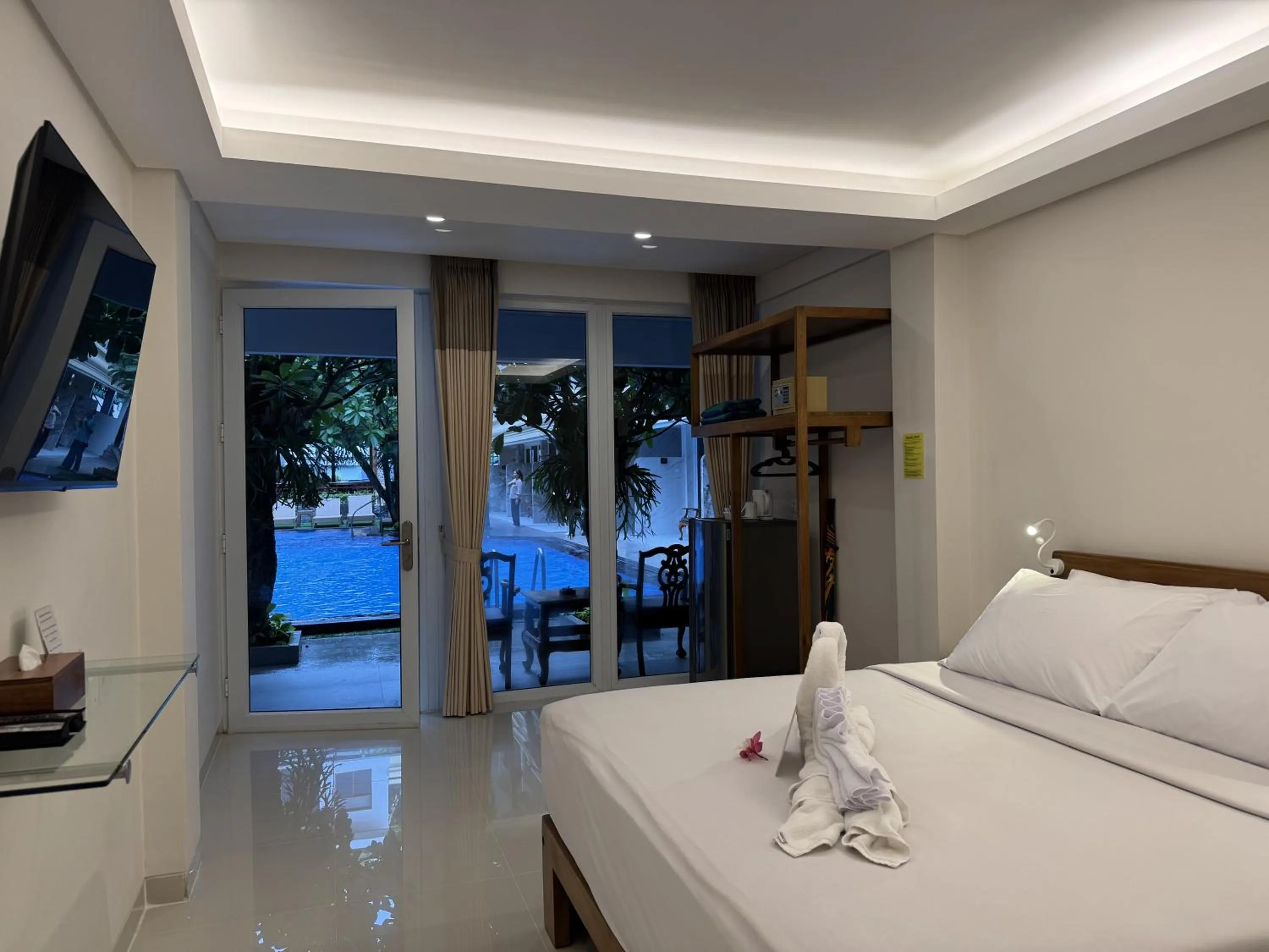 Bed in Green Garden Hotel