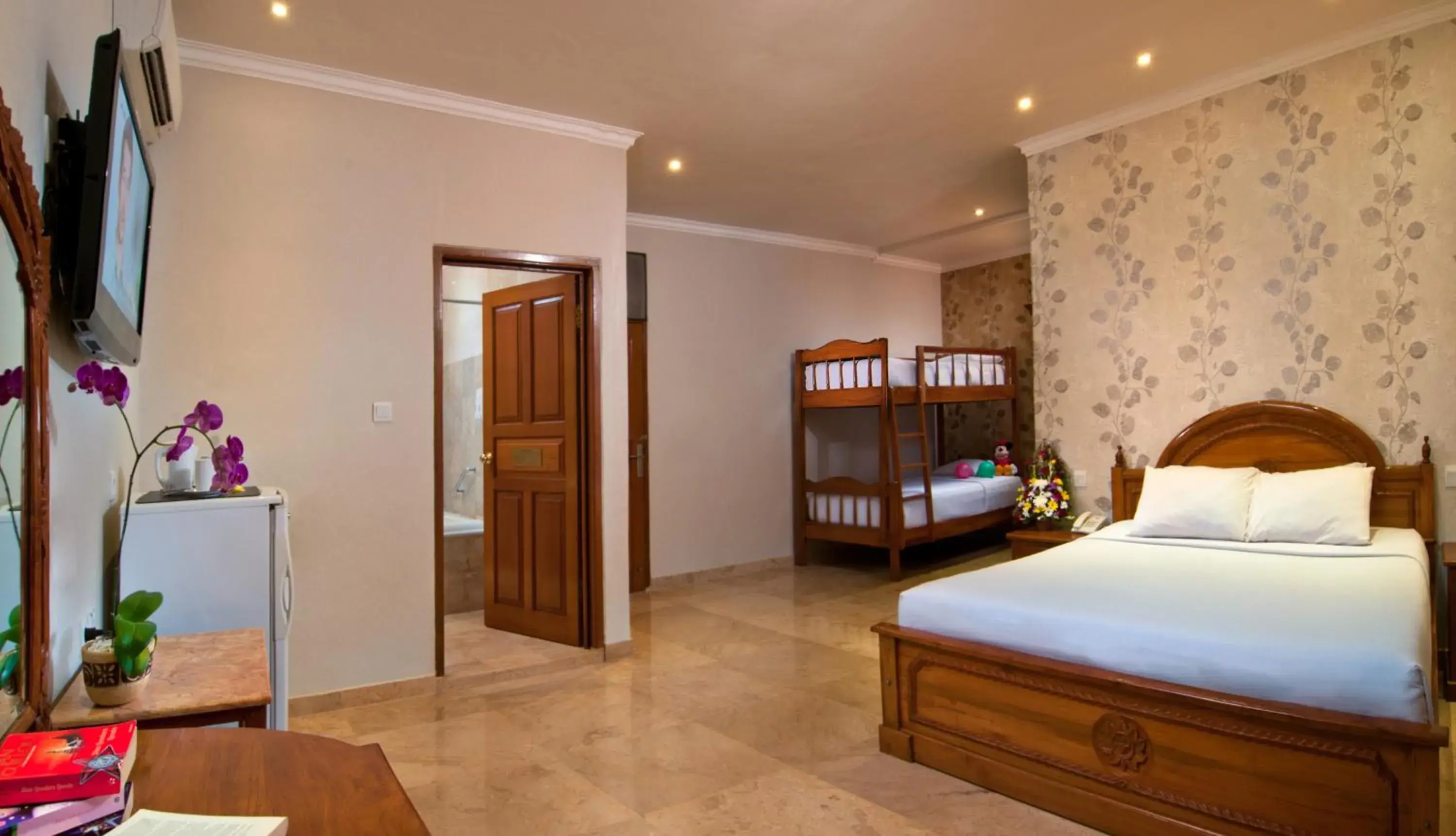 View (from property/room), Bed in Green Garden Hotel View (from property/room), Bed in Green Garden Hotel