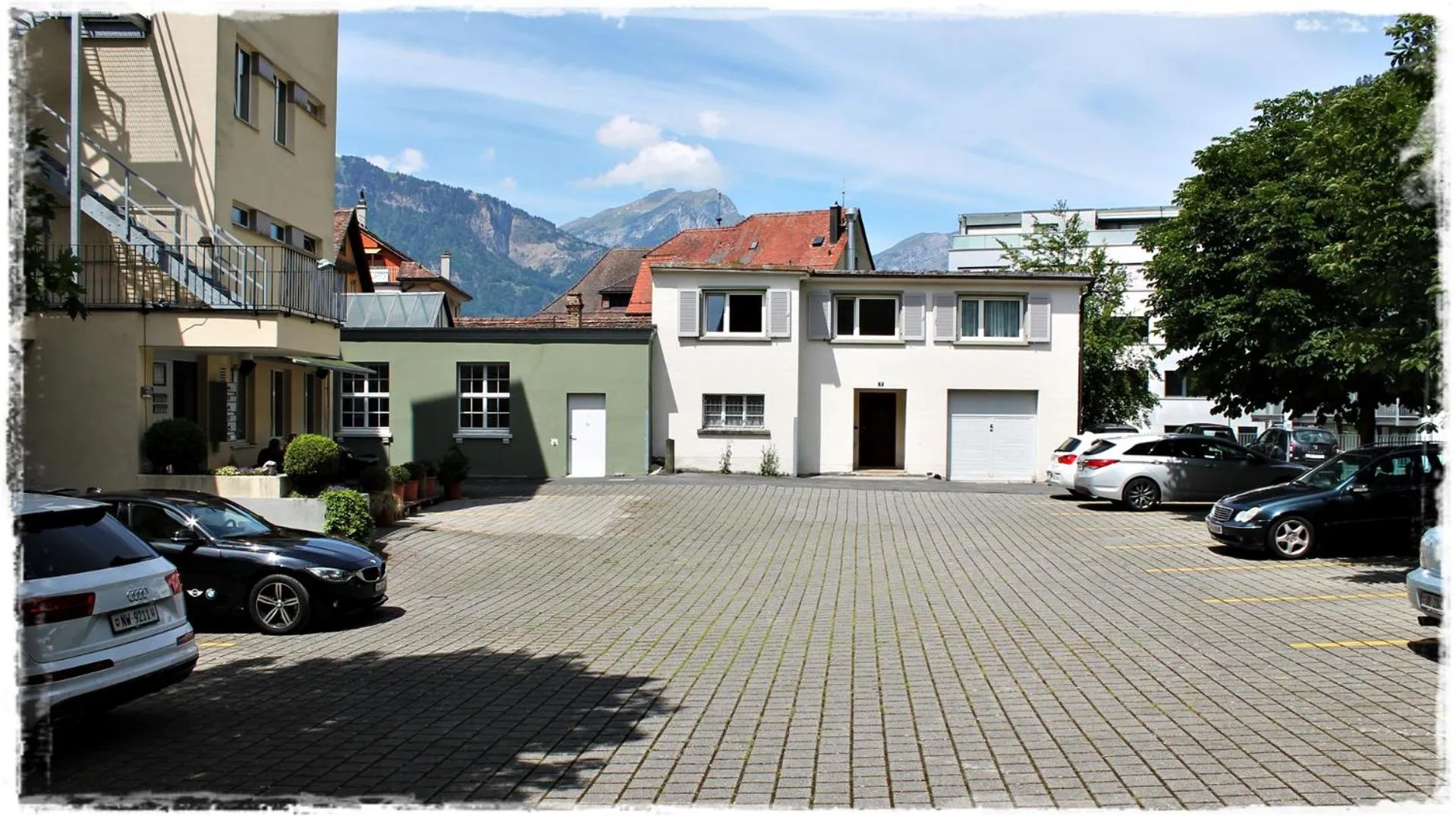 Patio in Hotel Goldener Schlüssel