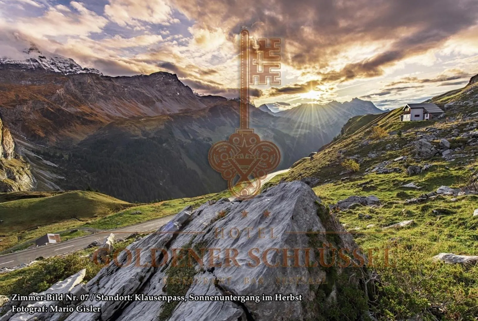 Decorative detail in Hotel Goldener Schlüssel