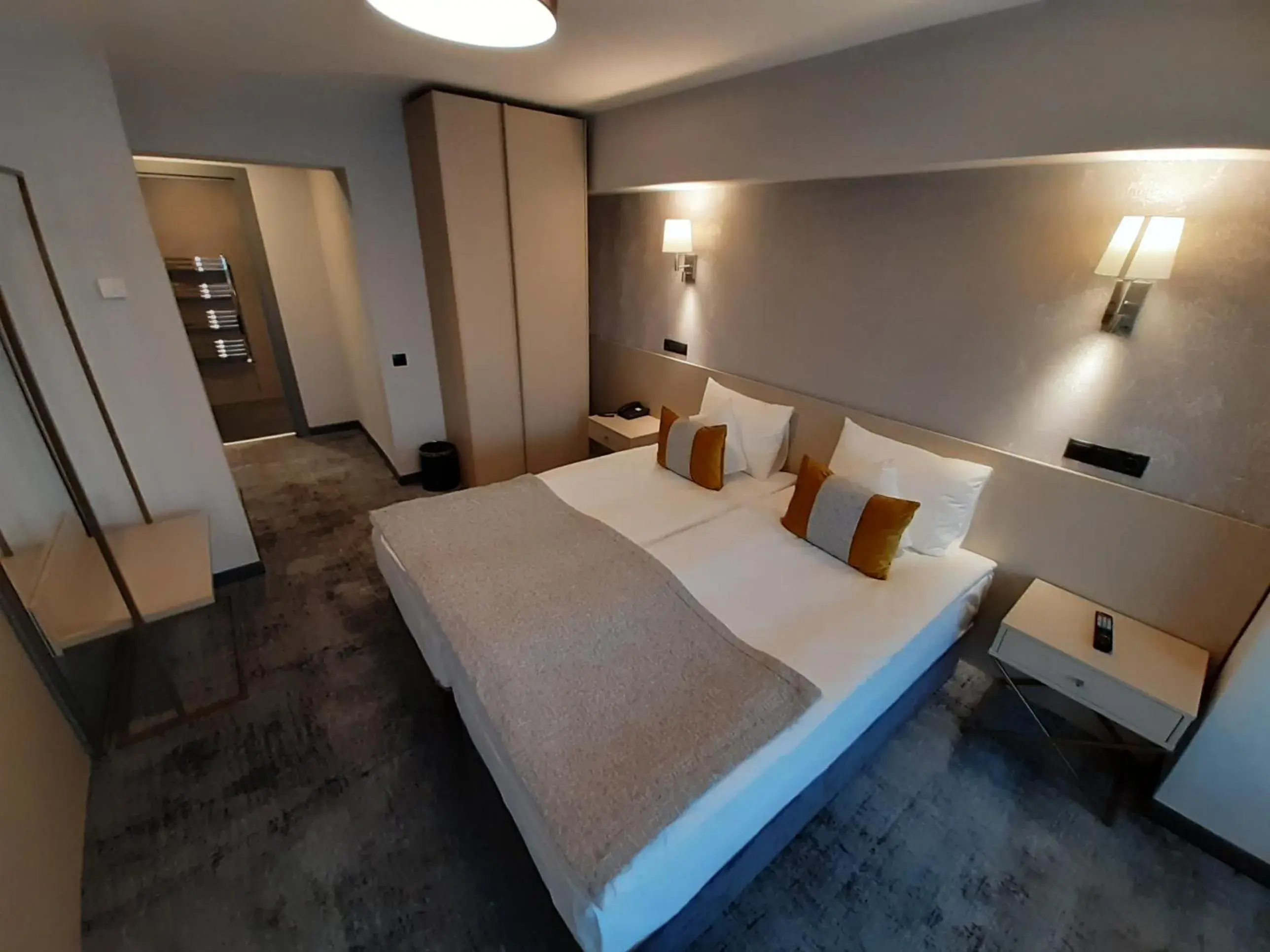 Bed in Hotel Univers Bed in Hotel Univers