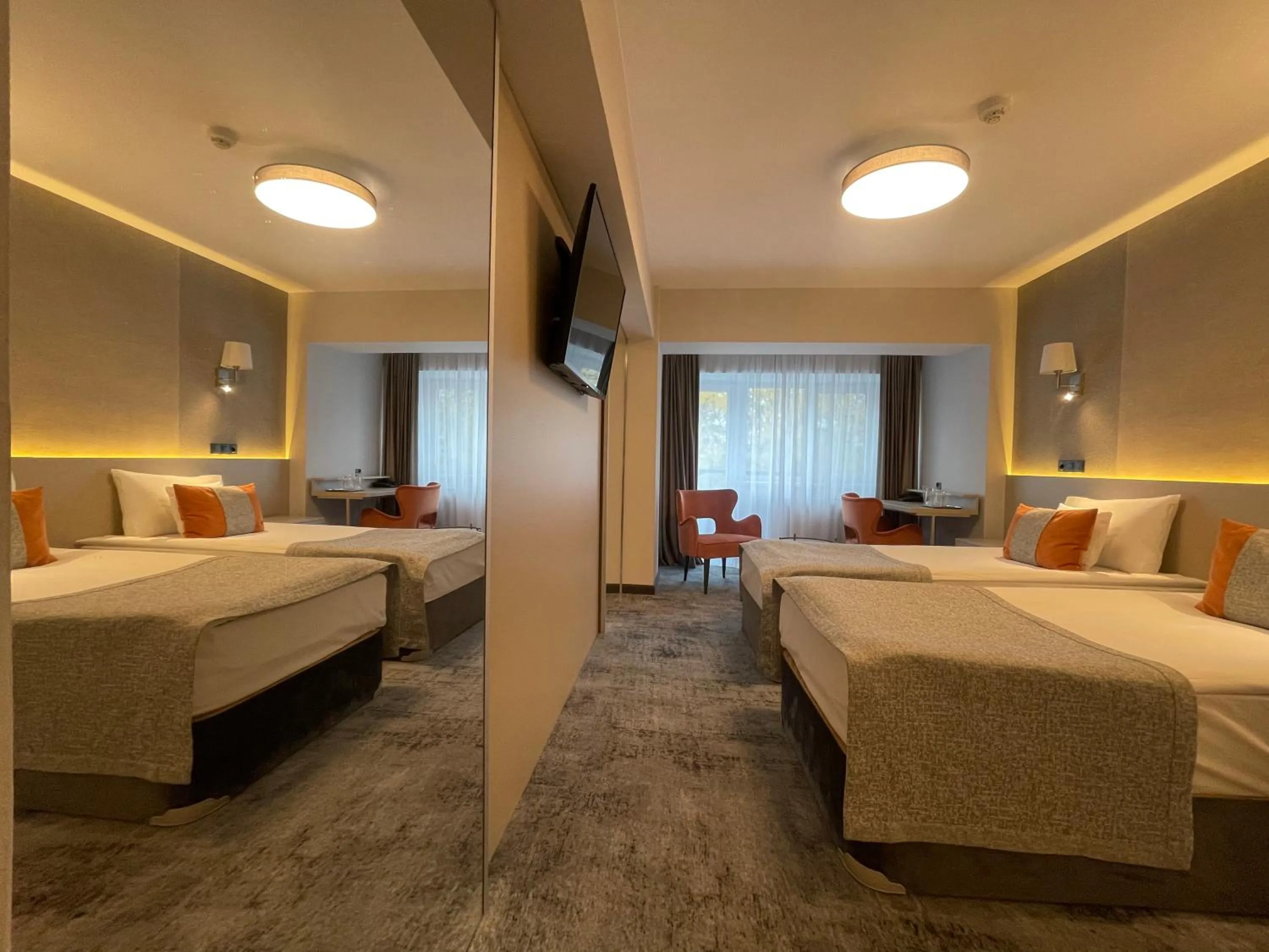 Bed in Hotel Univers