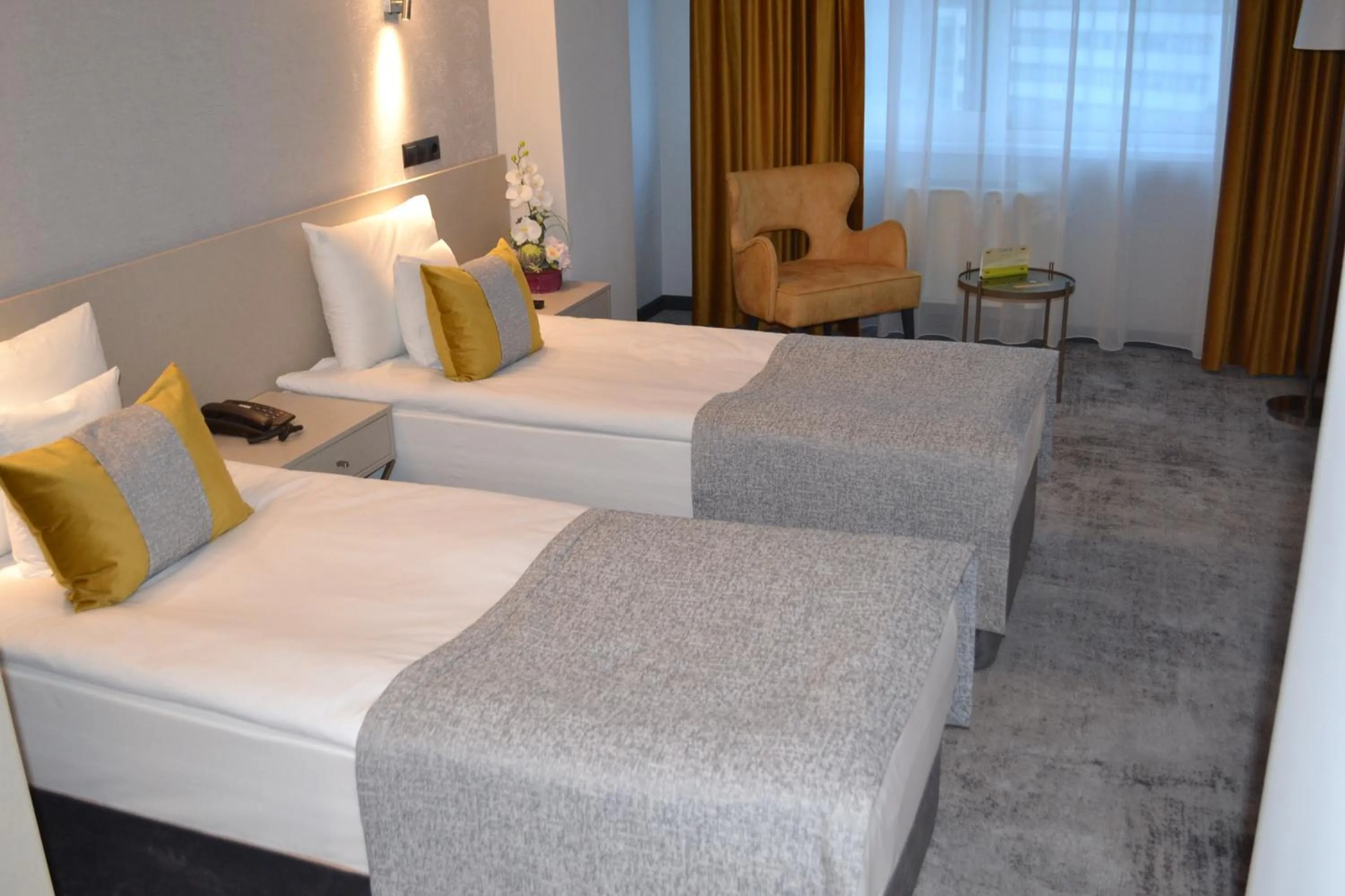 Bed in Hotel Univers