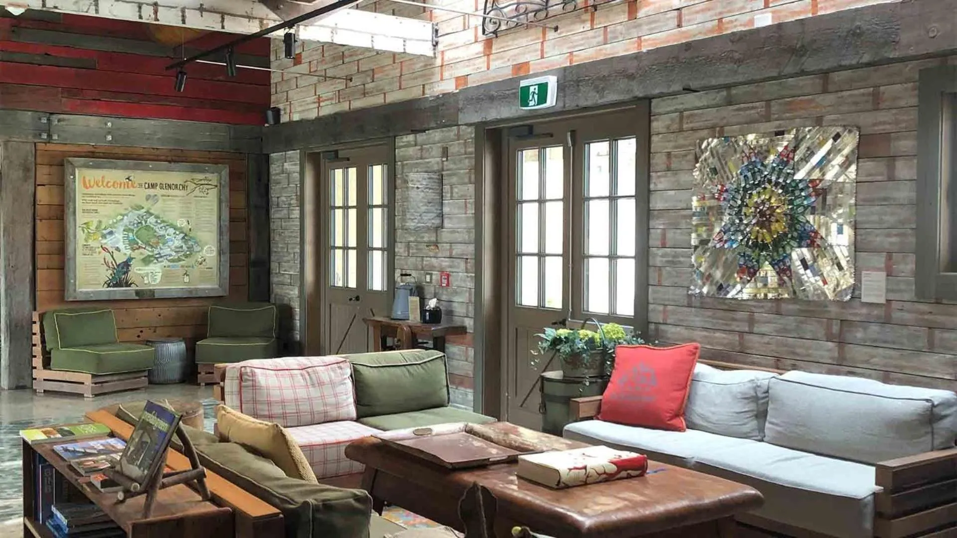 Living room in Headwaters Glenorchy Eco Lodge