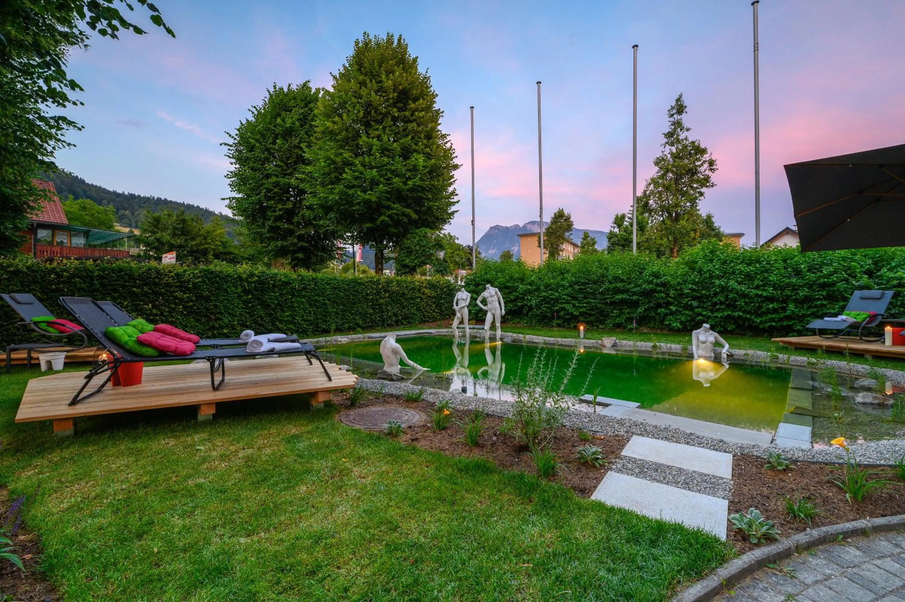 Swimming pool in Hotel Moserwirt