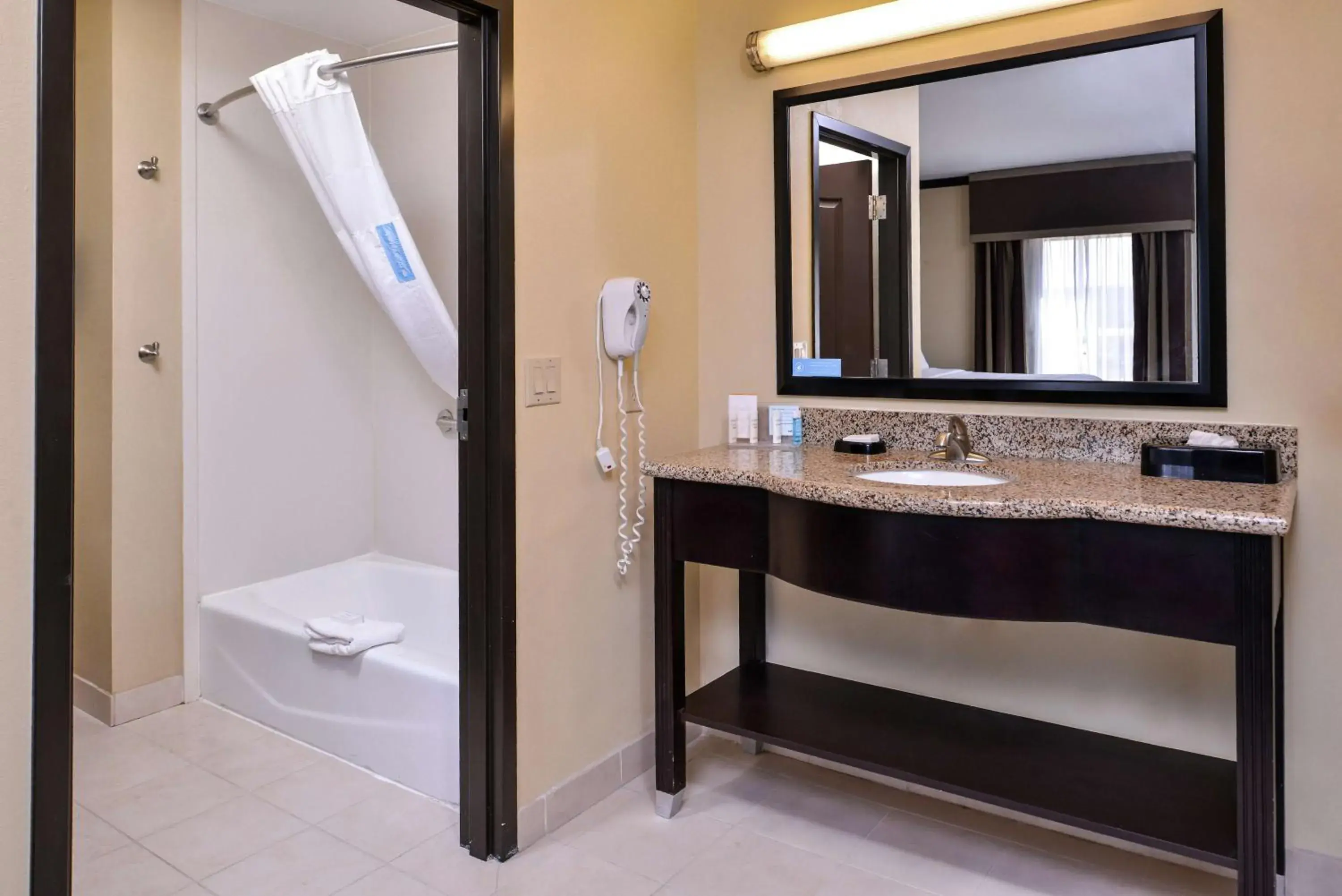 Bathroom in Hampton Inn & Suites Big Spring Bathroom in Hampton Inn & Suites Big Spring