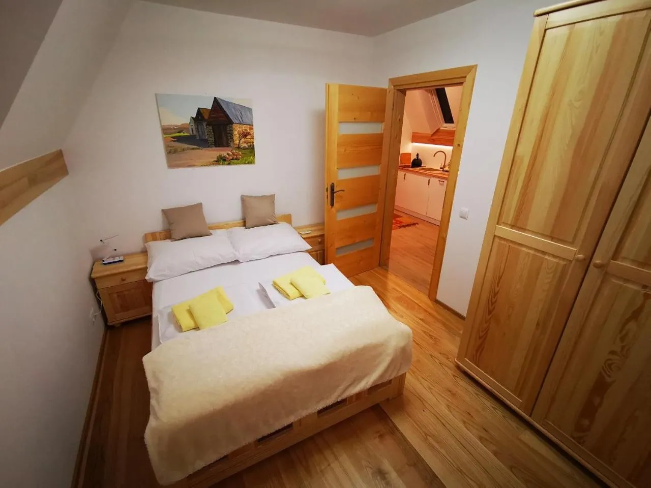 Bedroom, Bed in Toporowe Domki w Chochołowskiej