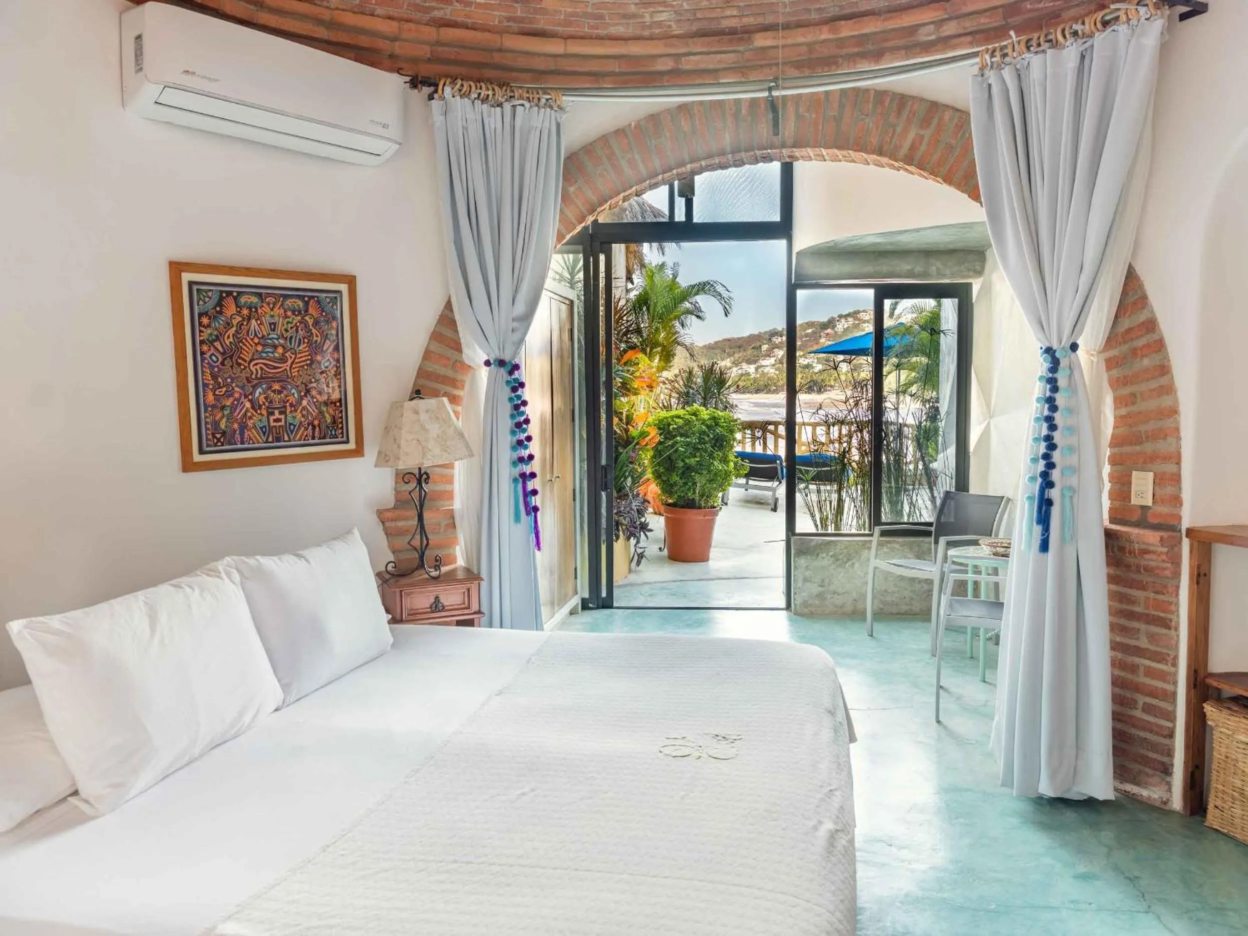 Bed in Villa Amor