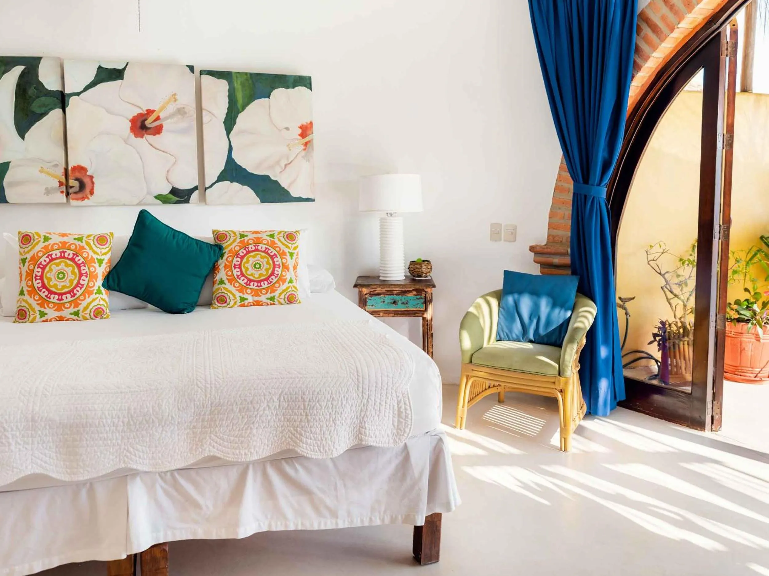 Bed in Villa Amor