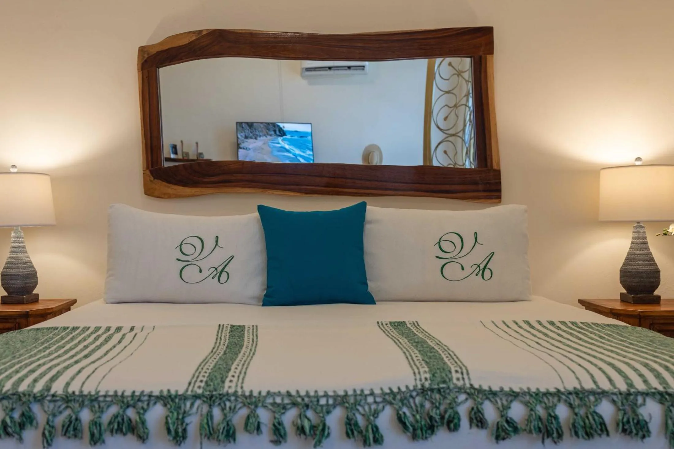 Bed in Villa Amor