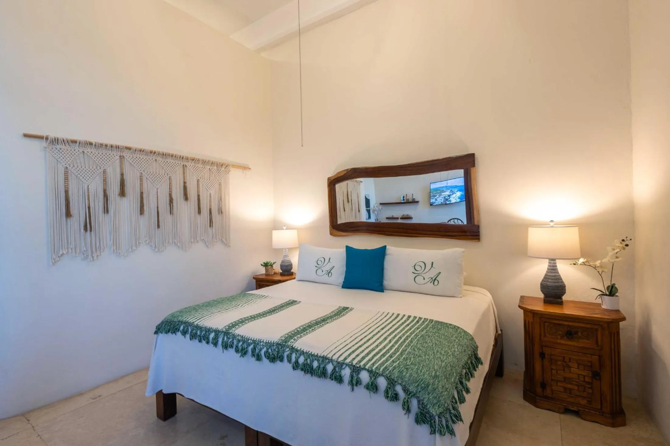 Bed in Villa Amor