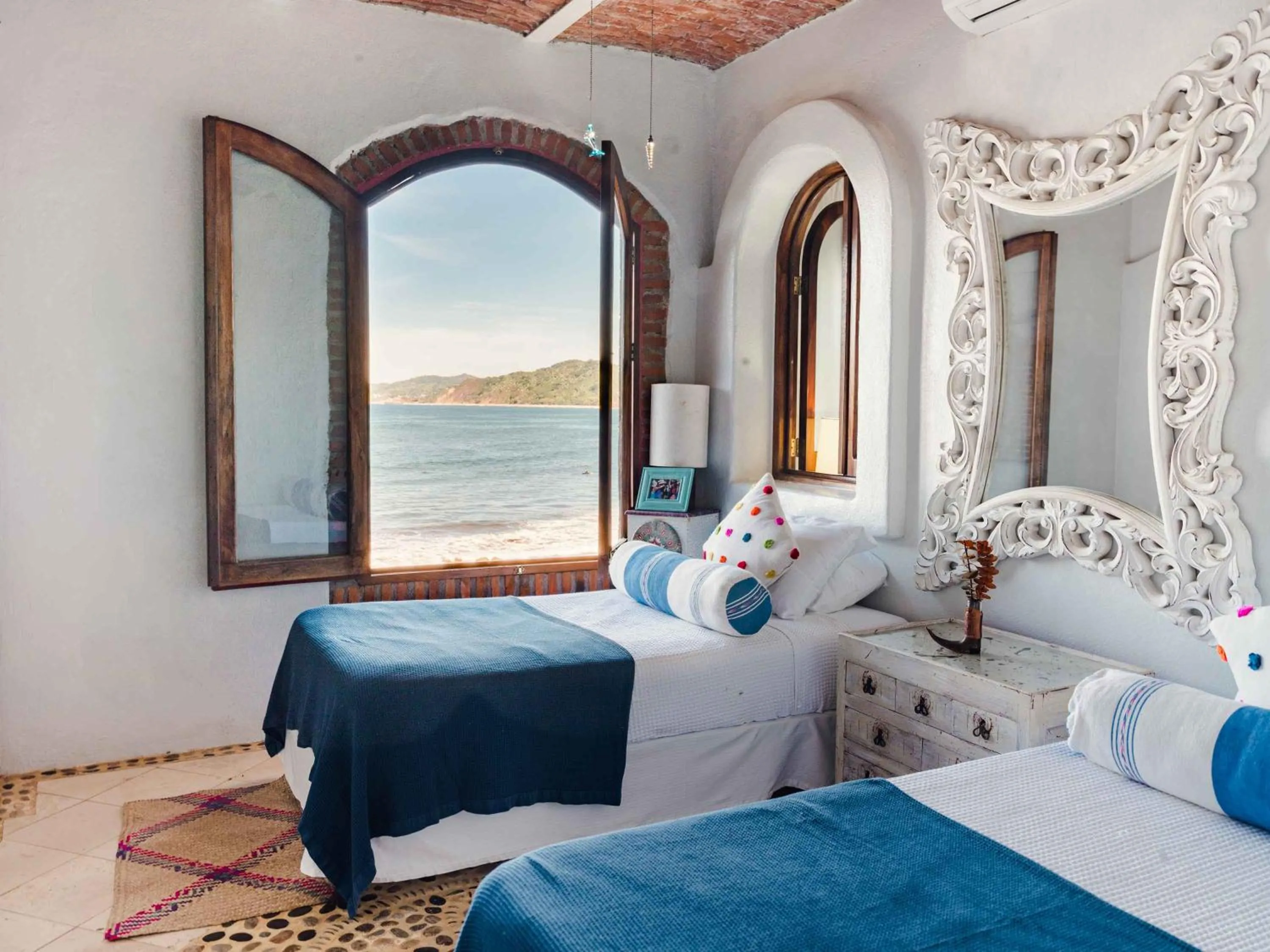 Bed in Villa Amor