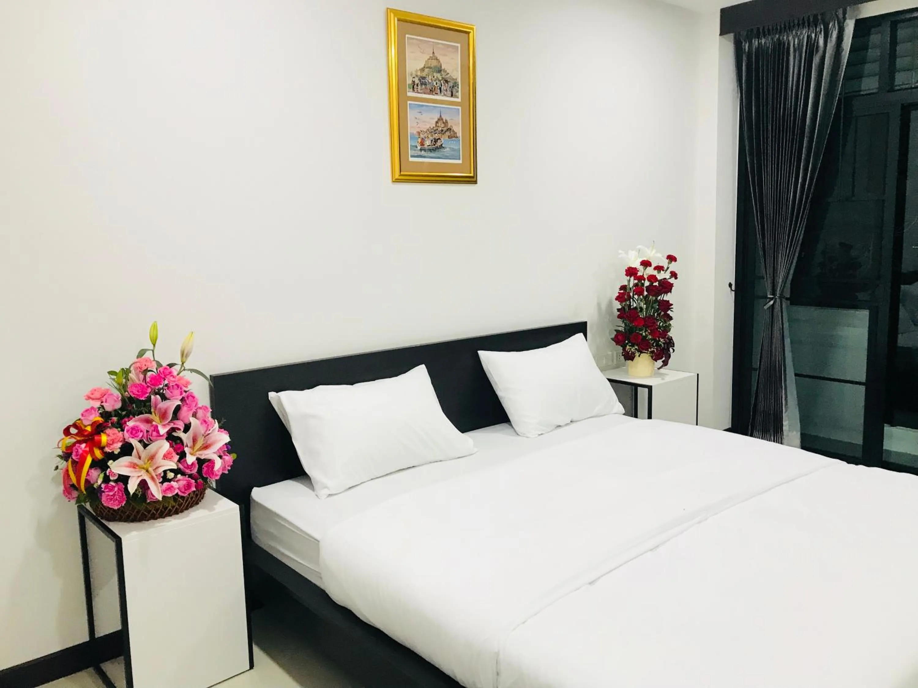 Bed in Jarat Mansion
