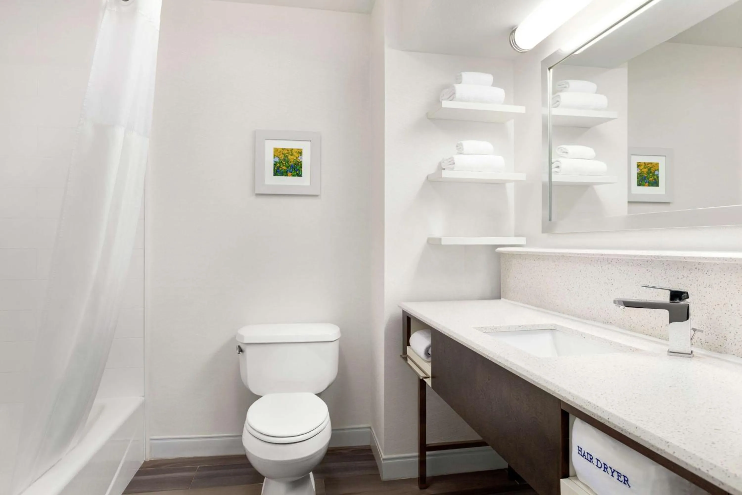 Bathroom in Hampton Inn Paris