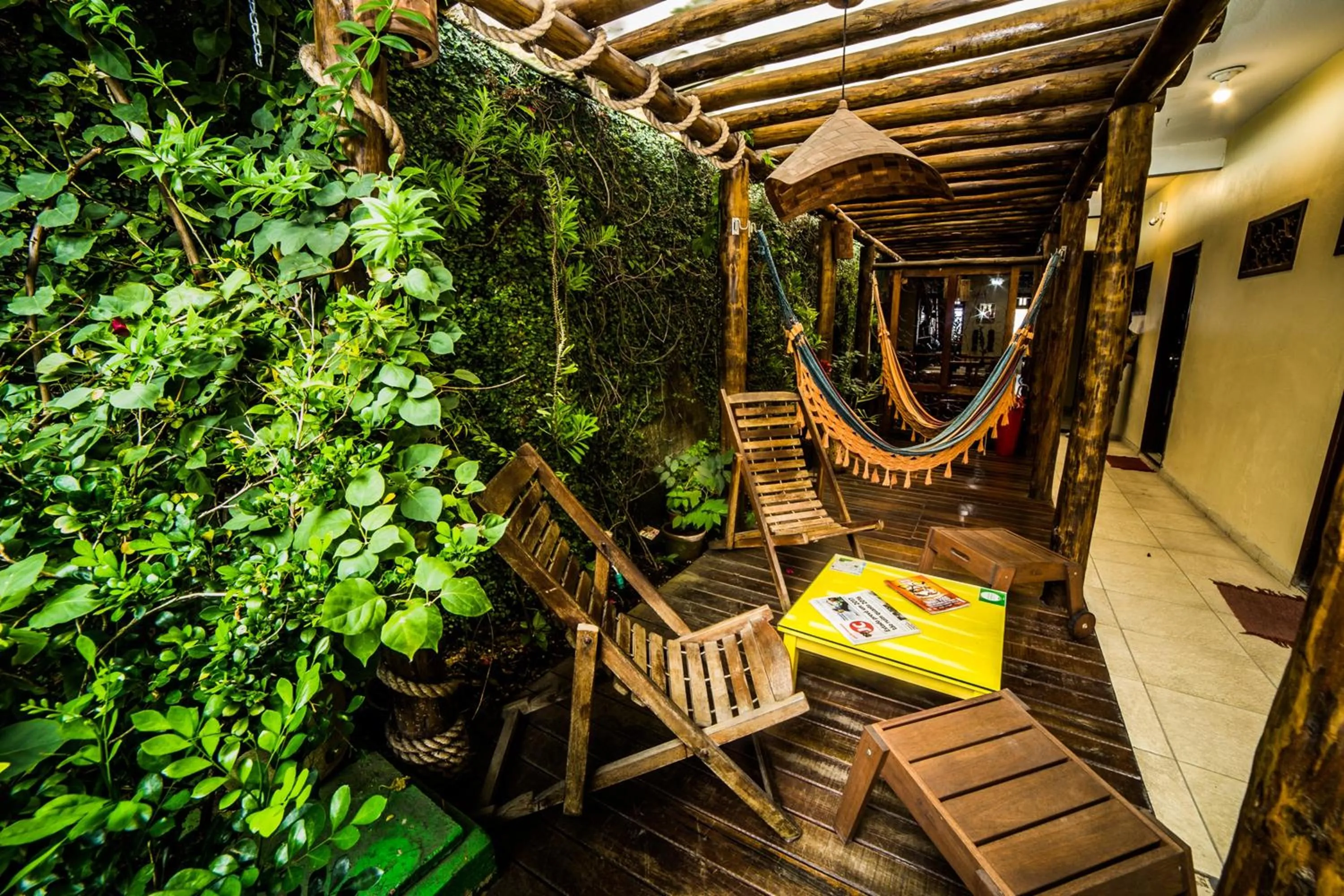 Balcony/Terrace in Pousada Baobá e SPA