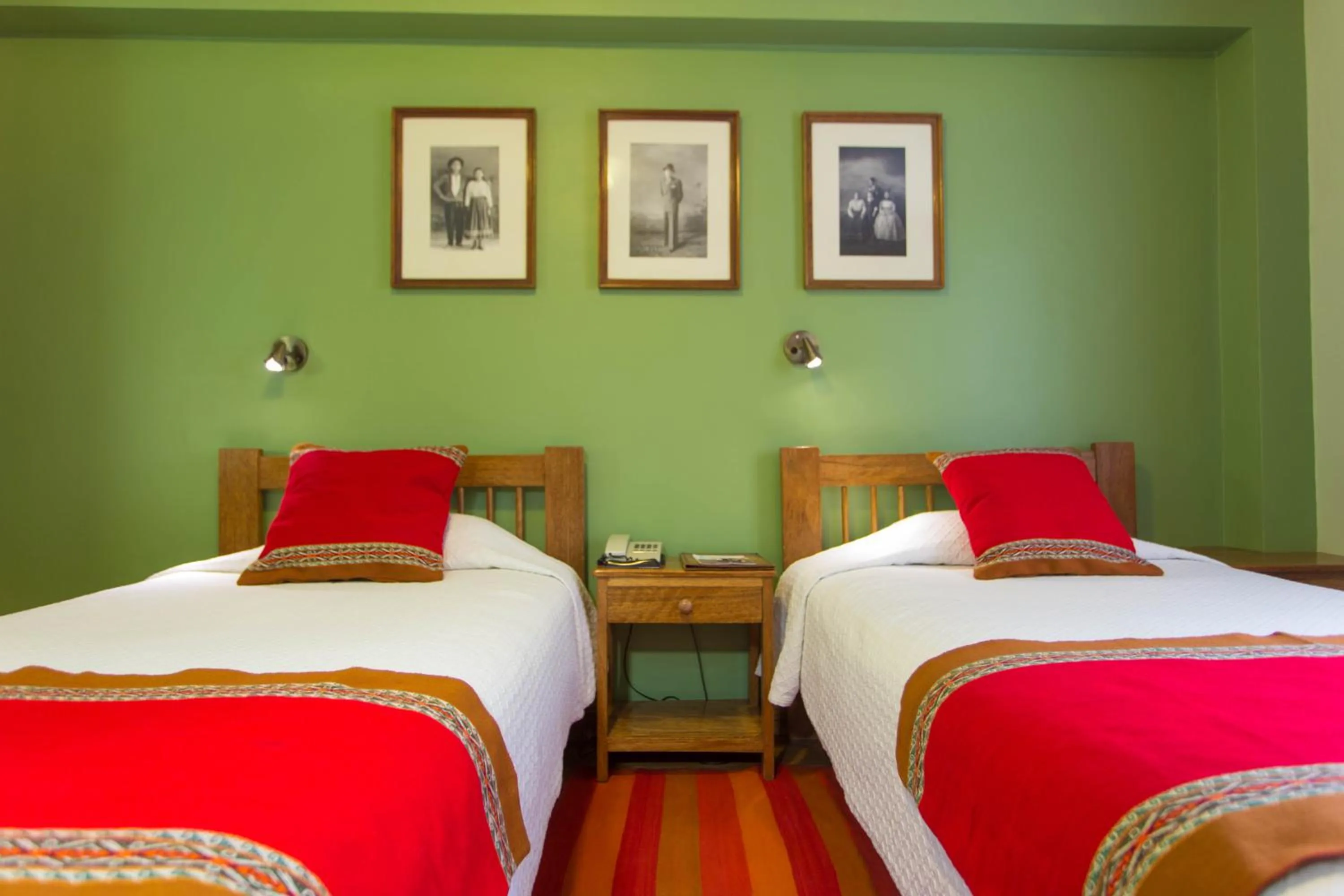 Bed in Eco-Hotel Pension Alemana