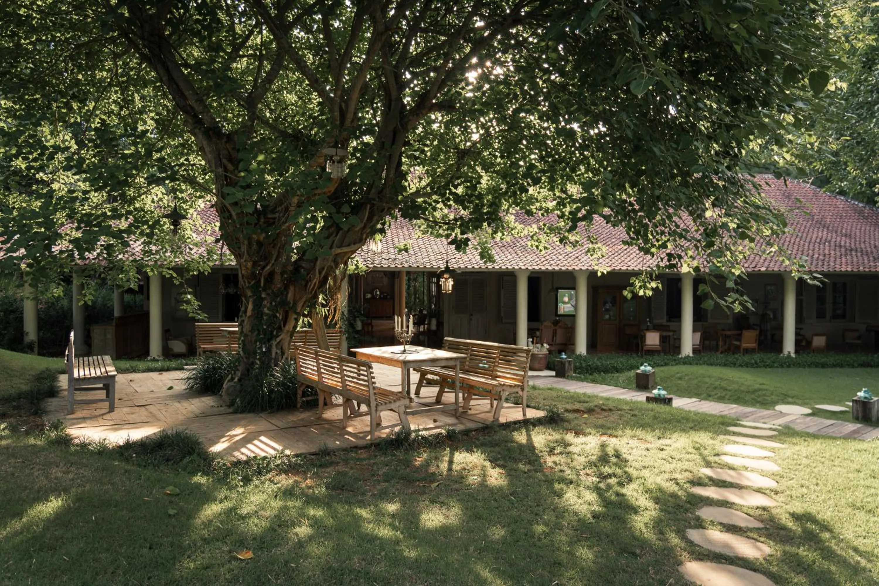 Patio in Balquisse Heritage Hotel