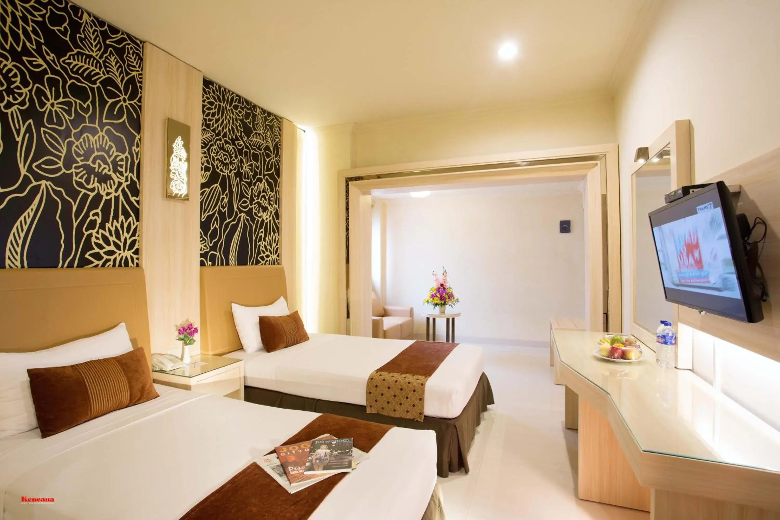 Bed in Hotel Grand Rosela Bed in Hotel Grand Rosela