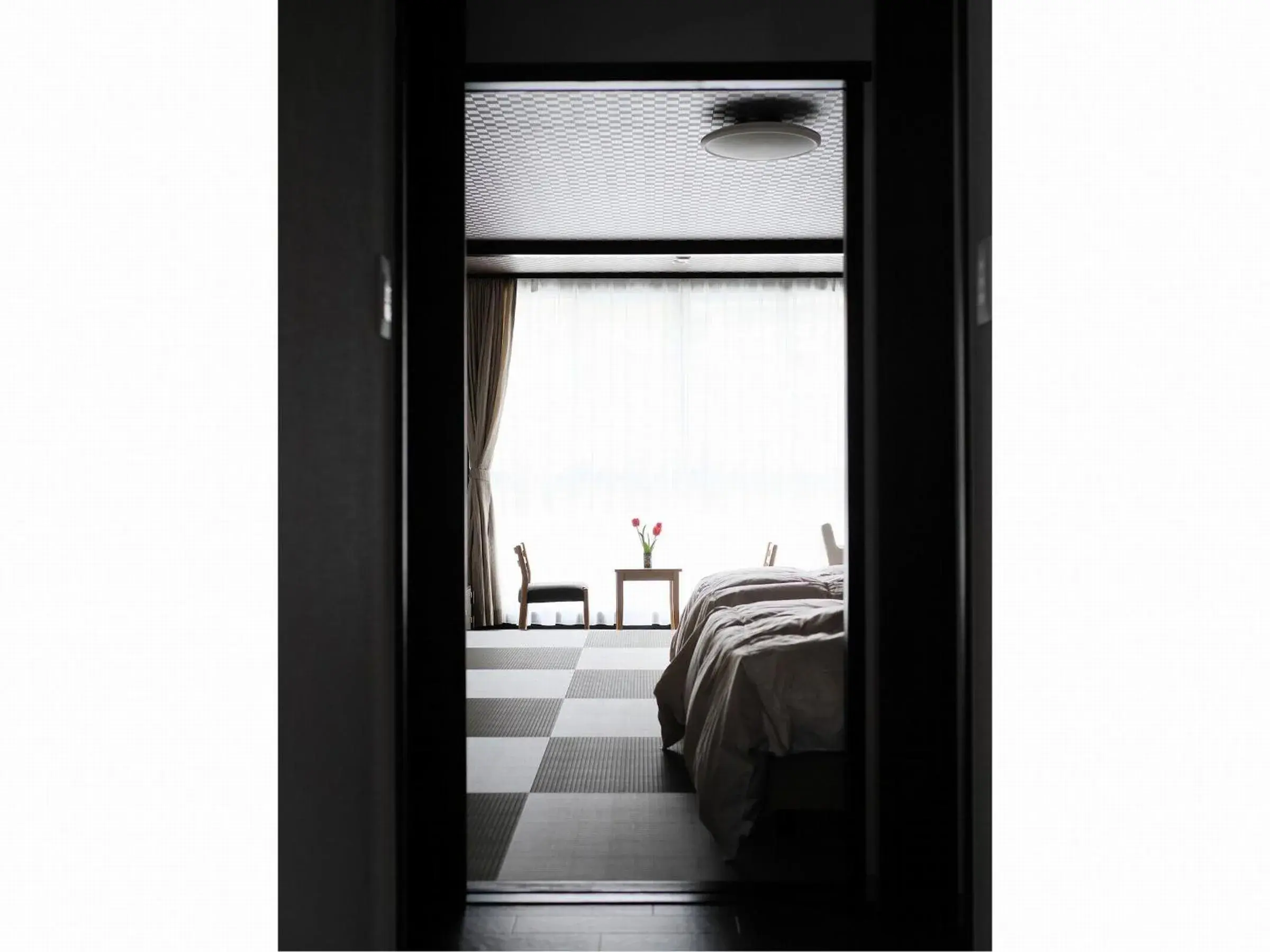 Bed in Shiobara Onsen Tokiwa Hotel Bed in Shiobara Onsen Tokiwa Hotel