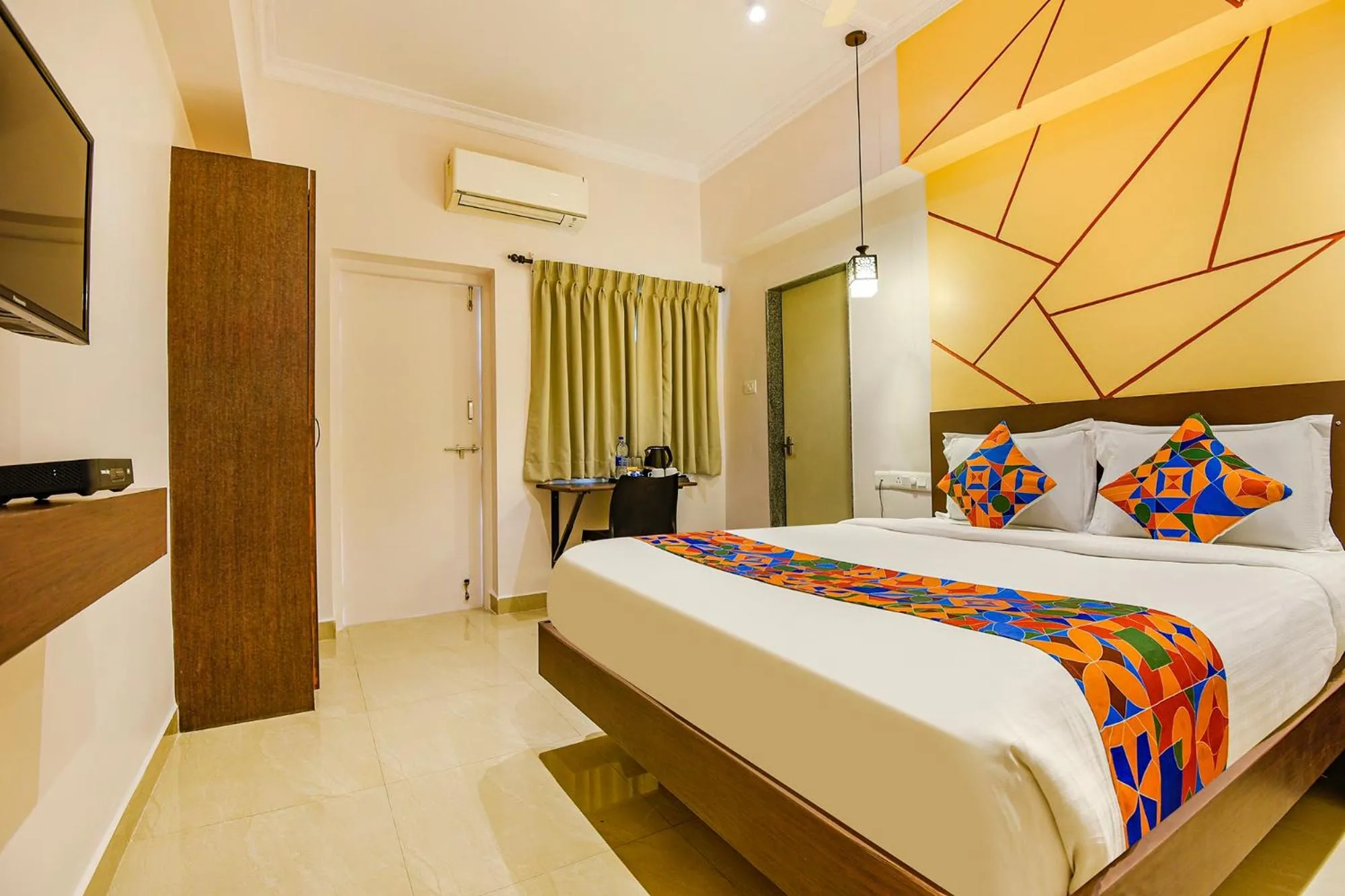 Bed in Swarnam Hotel