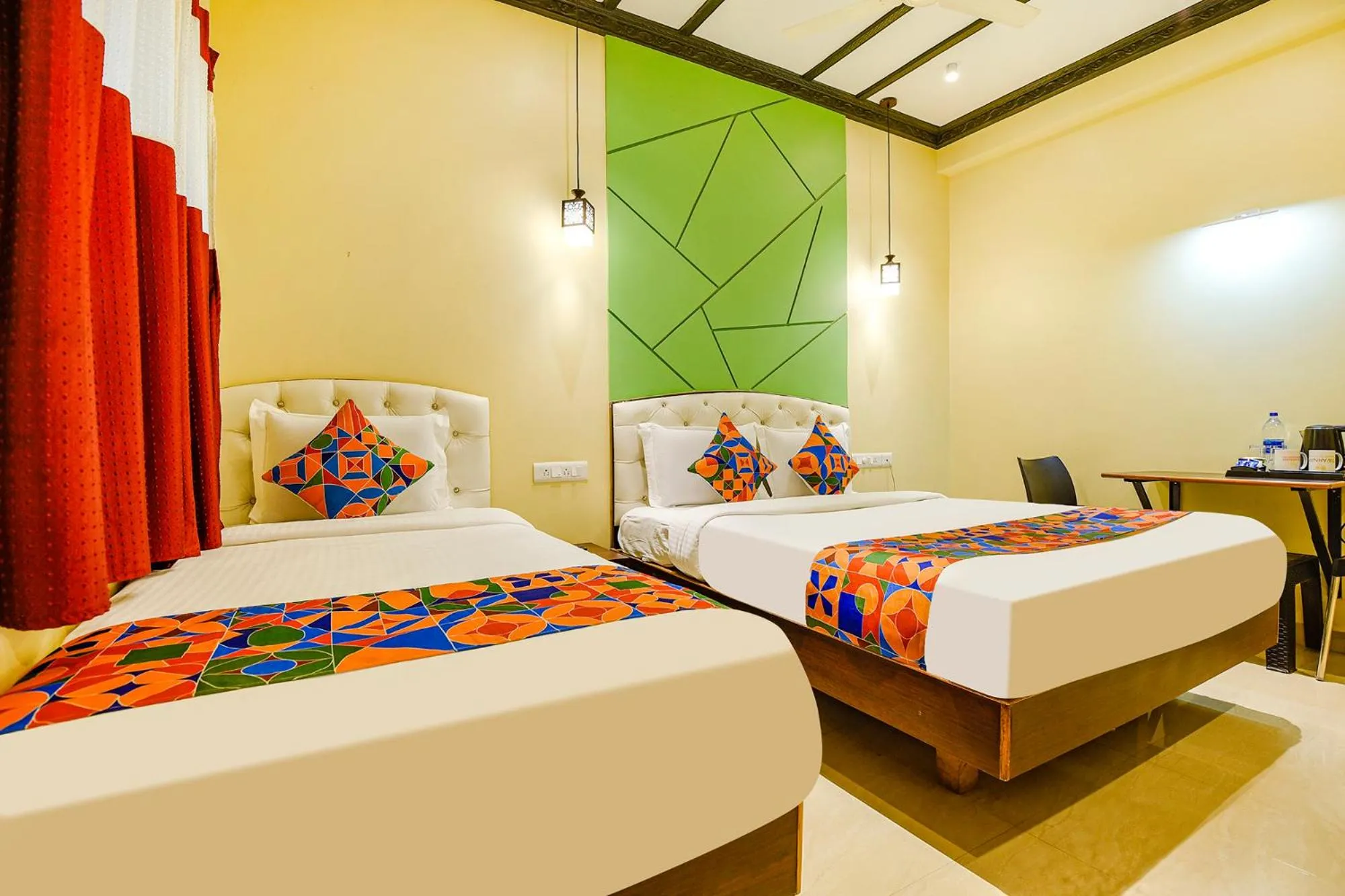 Bed in Swarnam Hotel