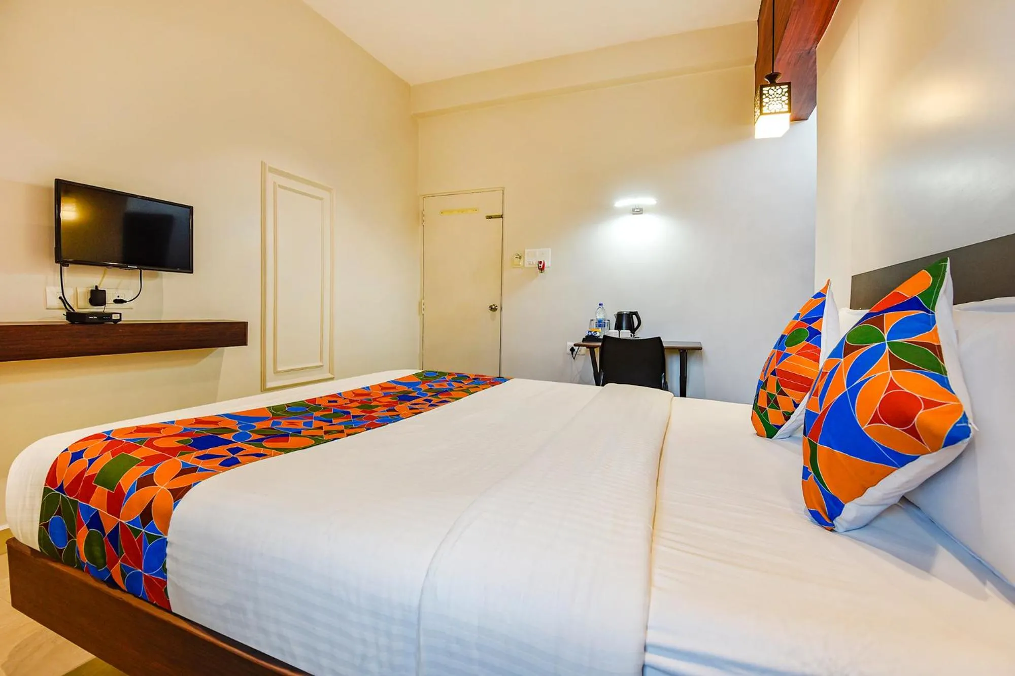 Bed in Swarnam Hotel