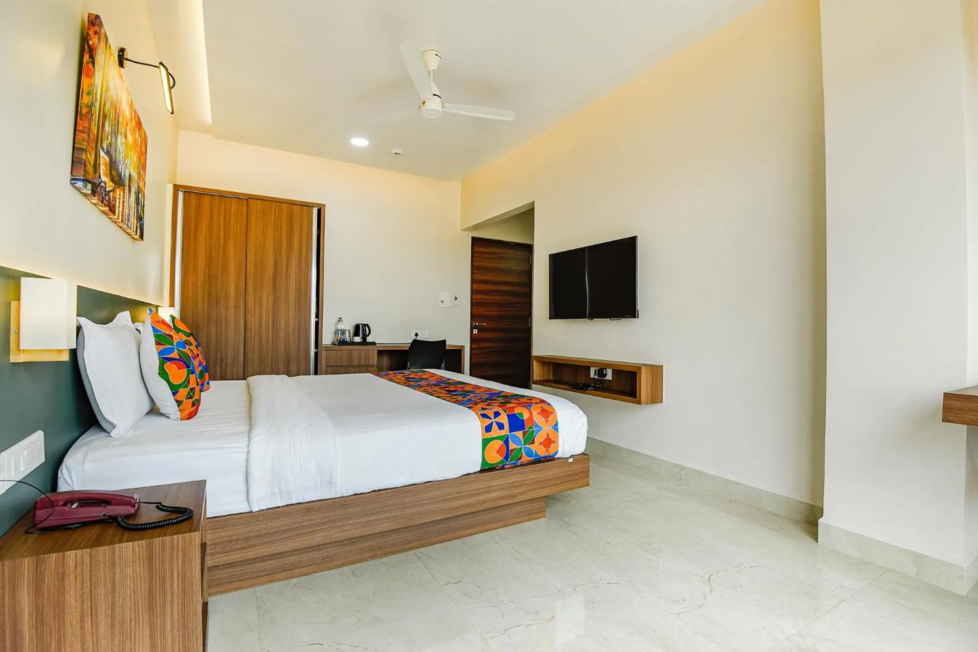 Bed in Swarnam Hotel