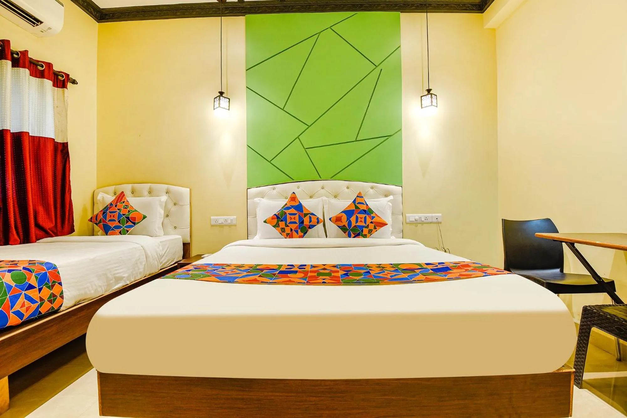 Bed in Swarnam Hotel