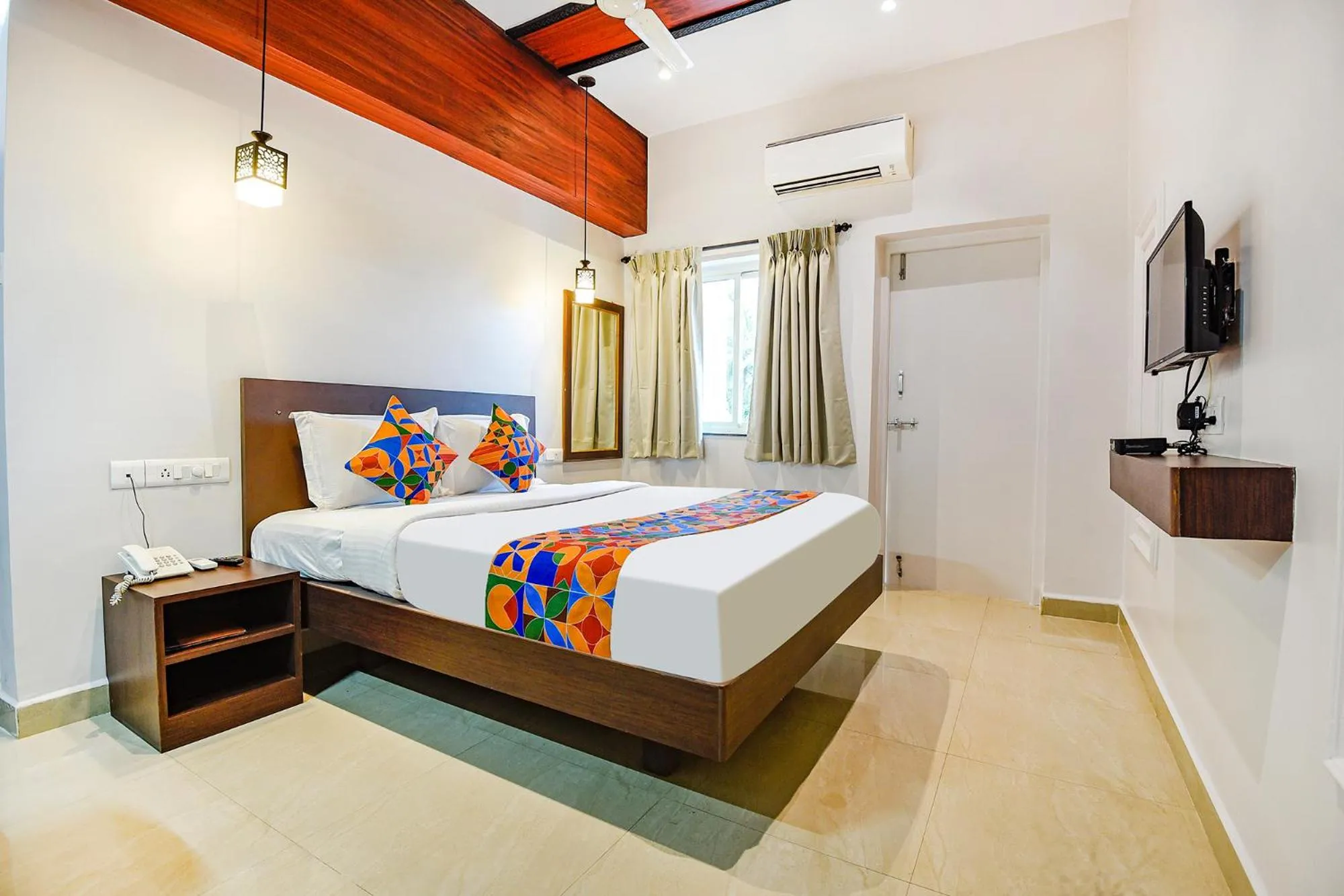 Bed in Swarnam Hotel