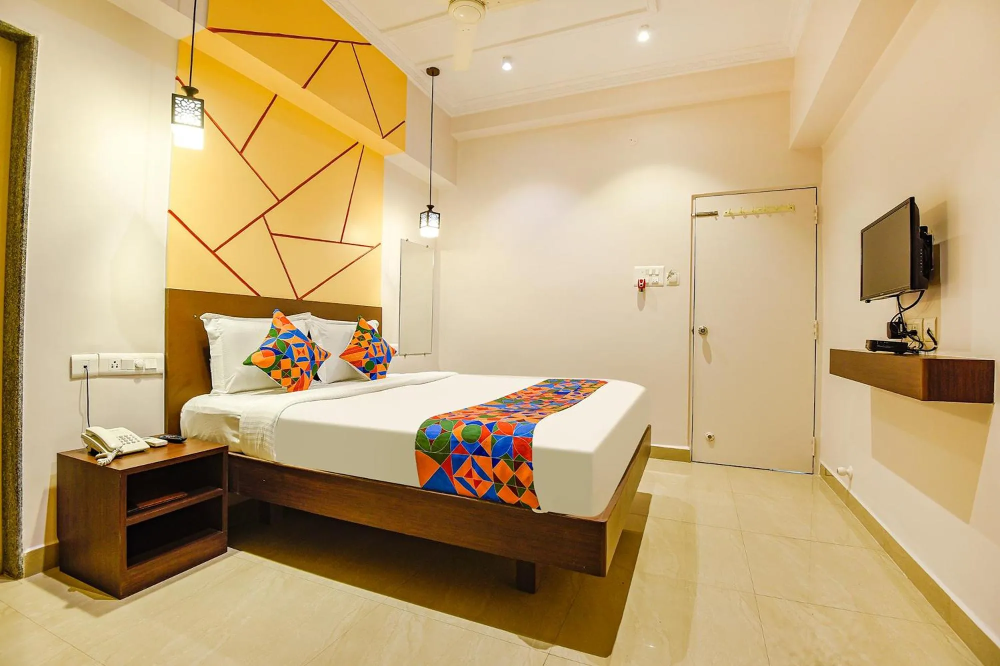 Bed in Swarnam Hotel