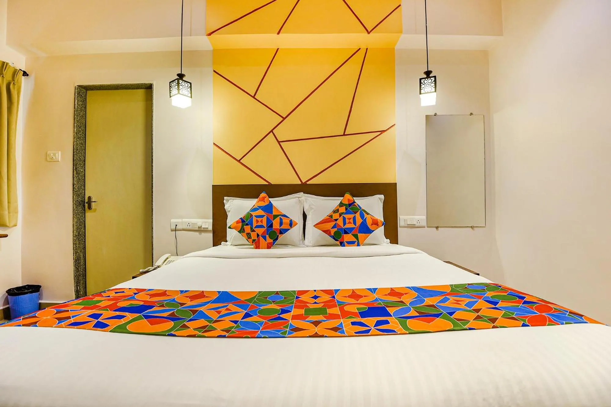 Bed in Swarnam Hotel