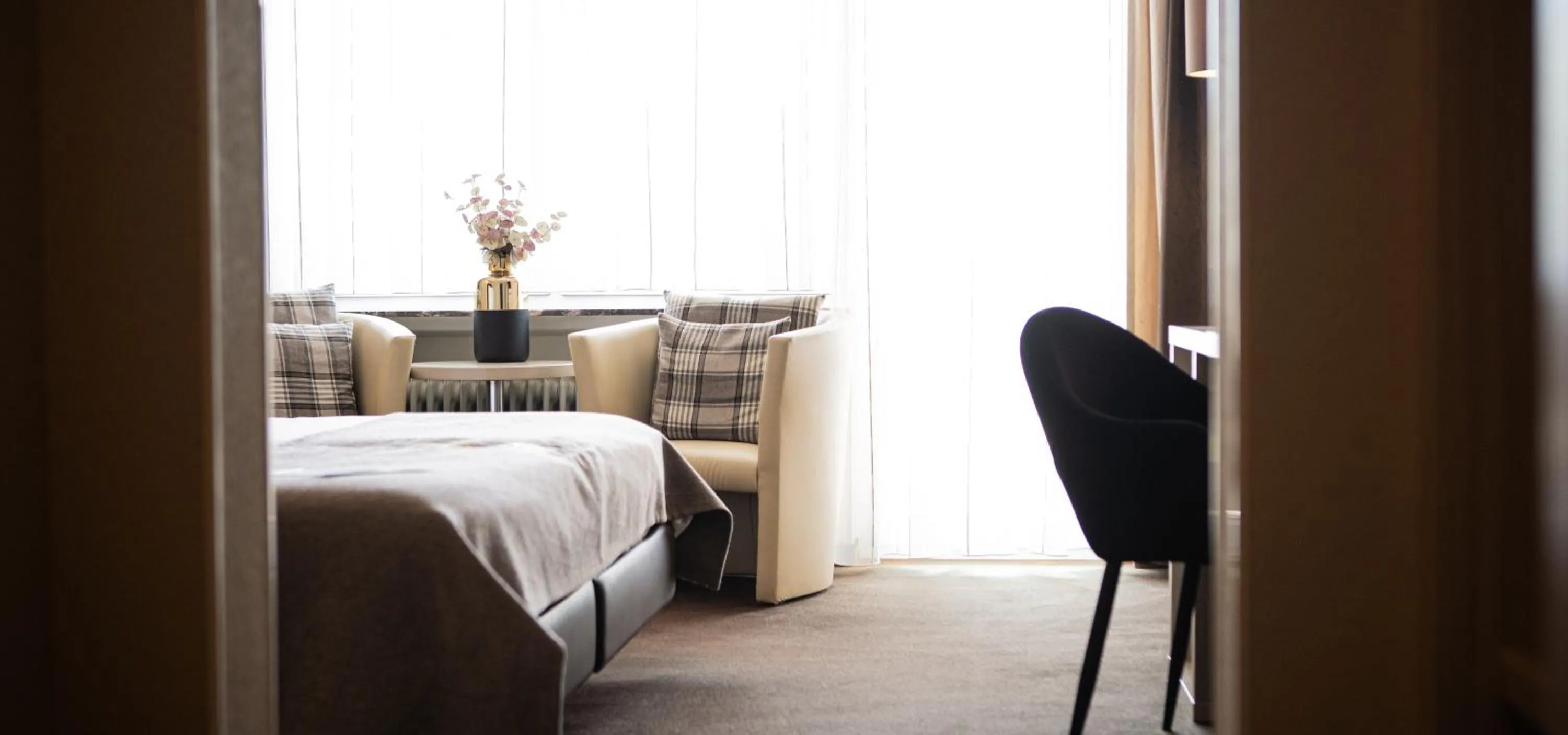 Photo of the whole room, Bed in Hotel-Restaurant Jagdhaus Heede