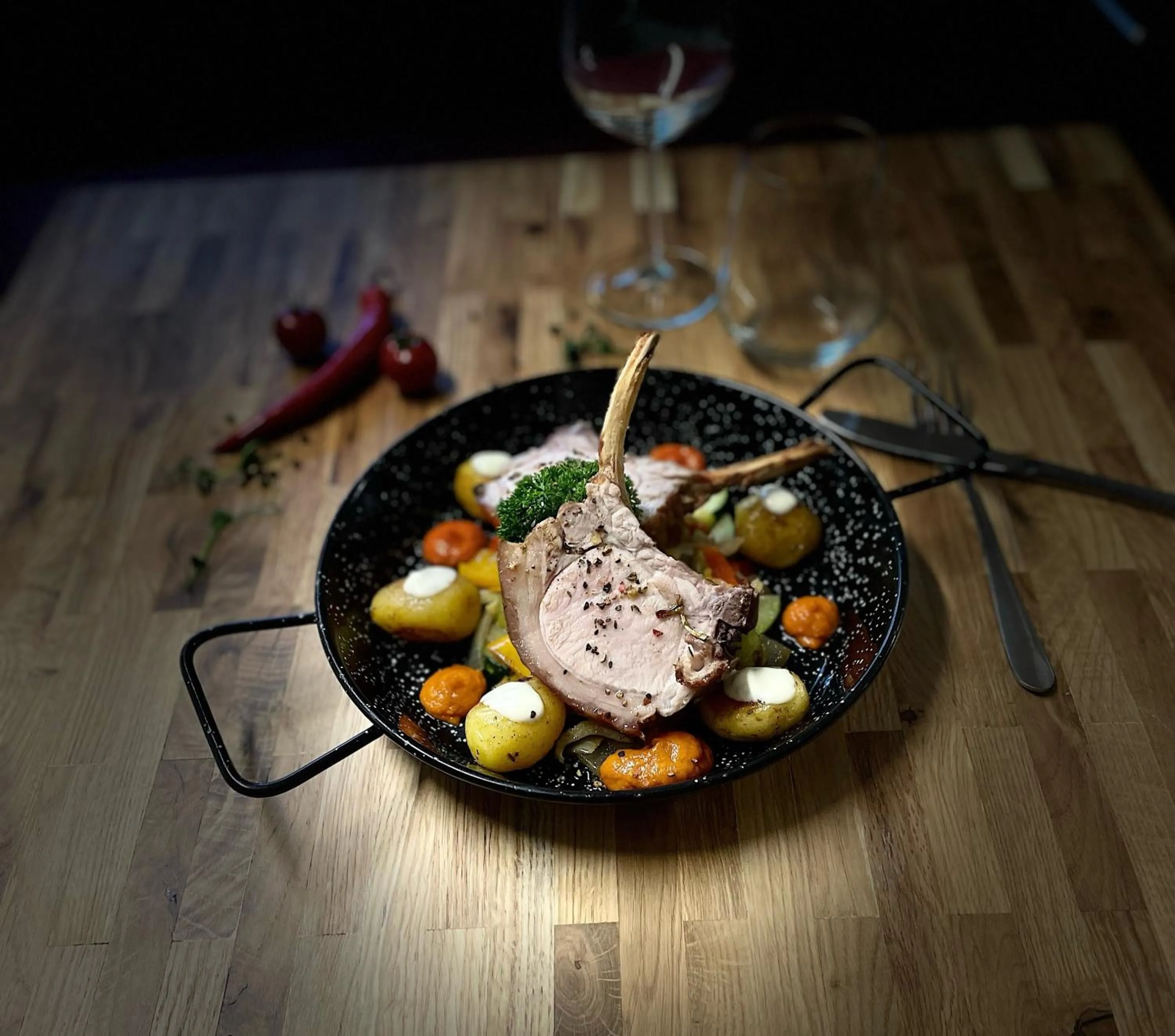 Food and drinks in Hotel-Restaurant Jagdhaus Heede