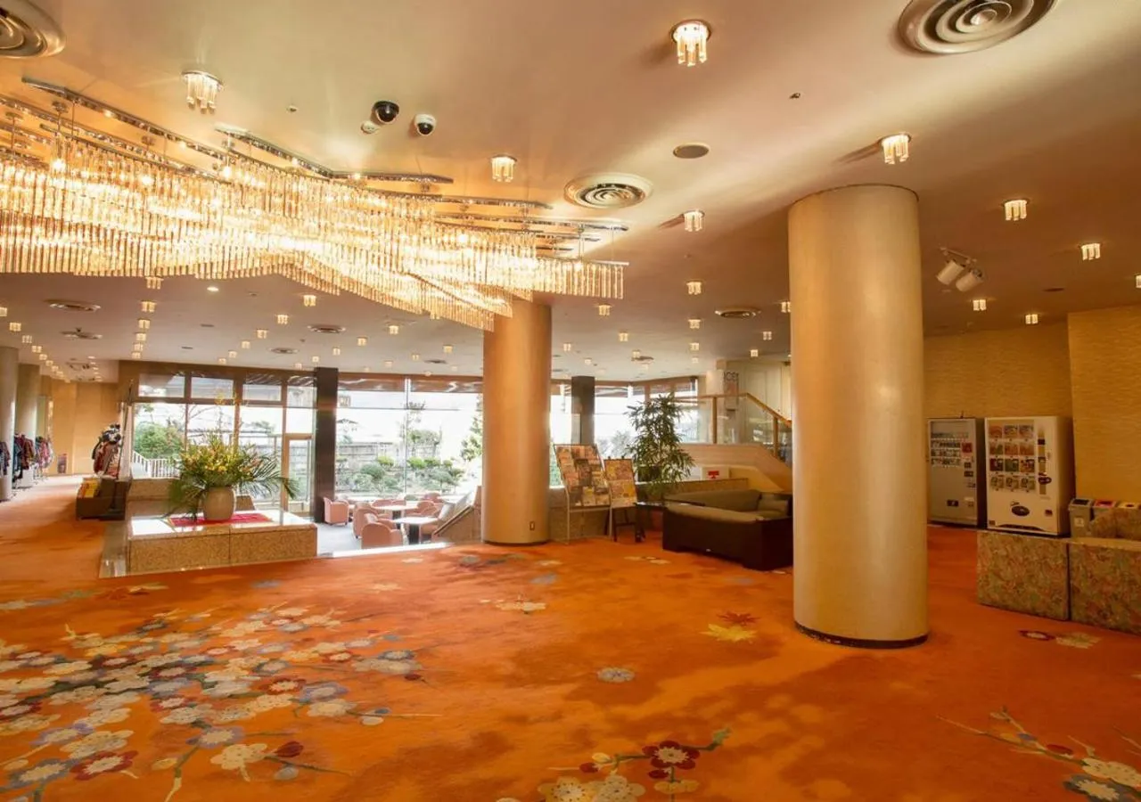 Lobby or reception in Atami Kinjokan