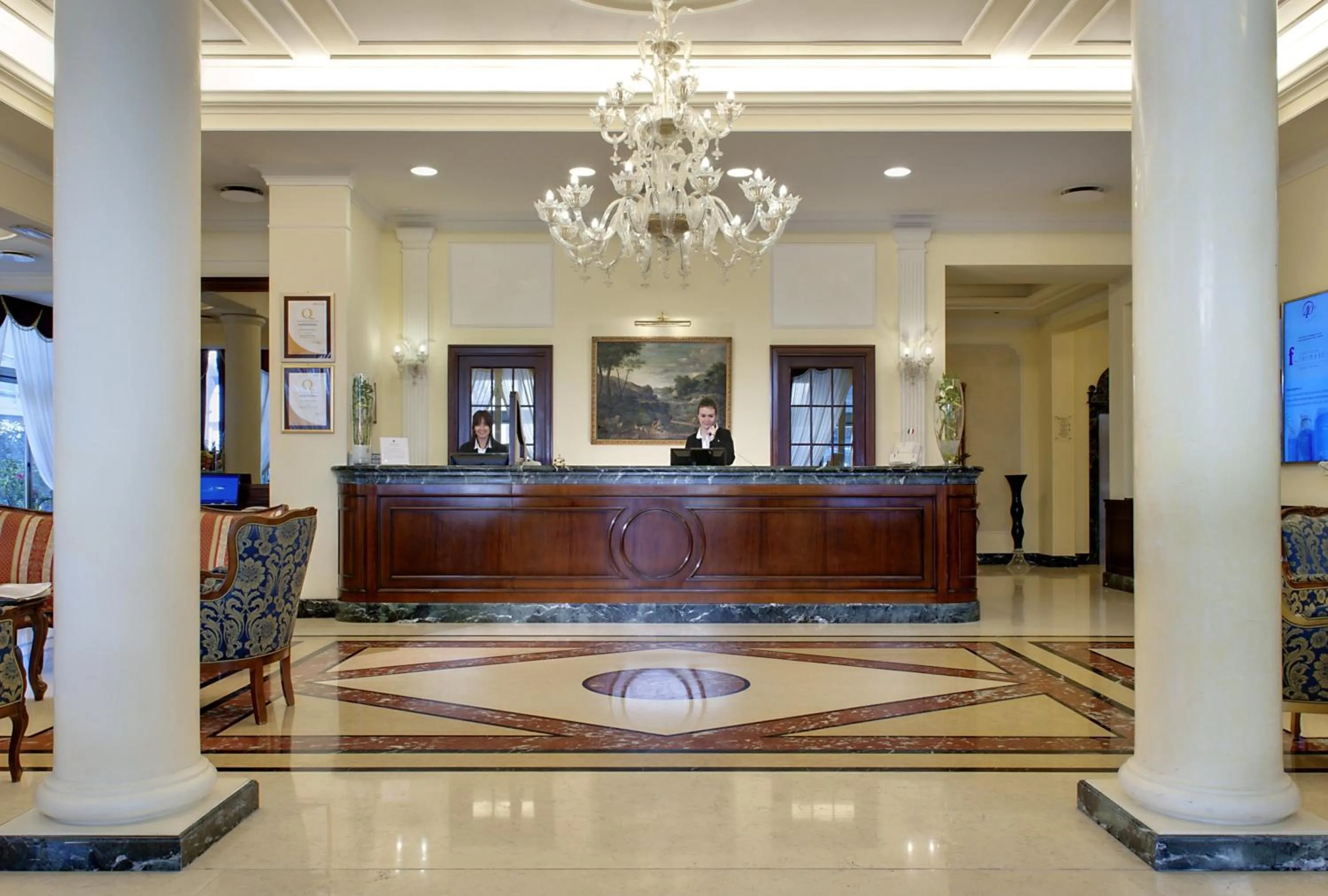Lobby or reception in Hotel Terme Formentin