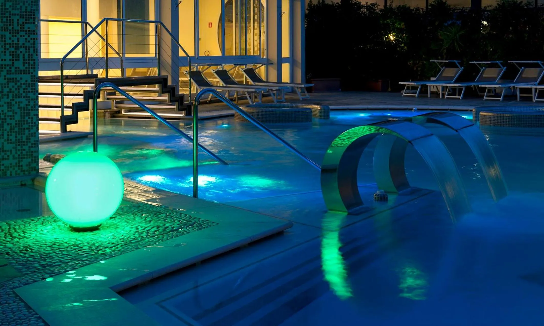 Swimming pool in Hotel Terme Formentin