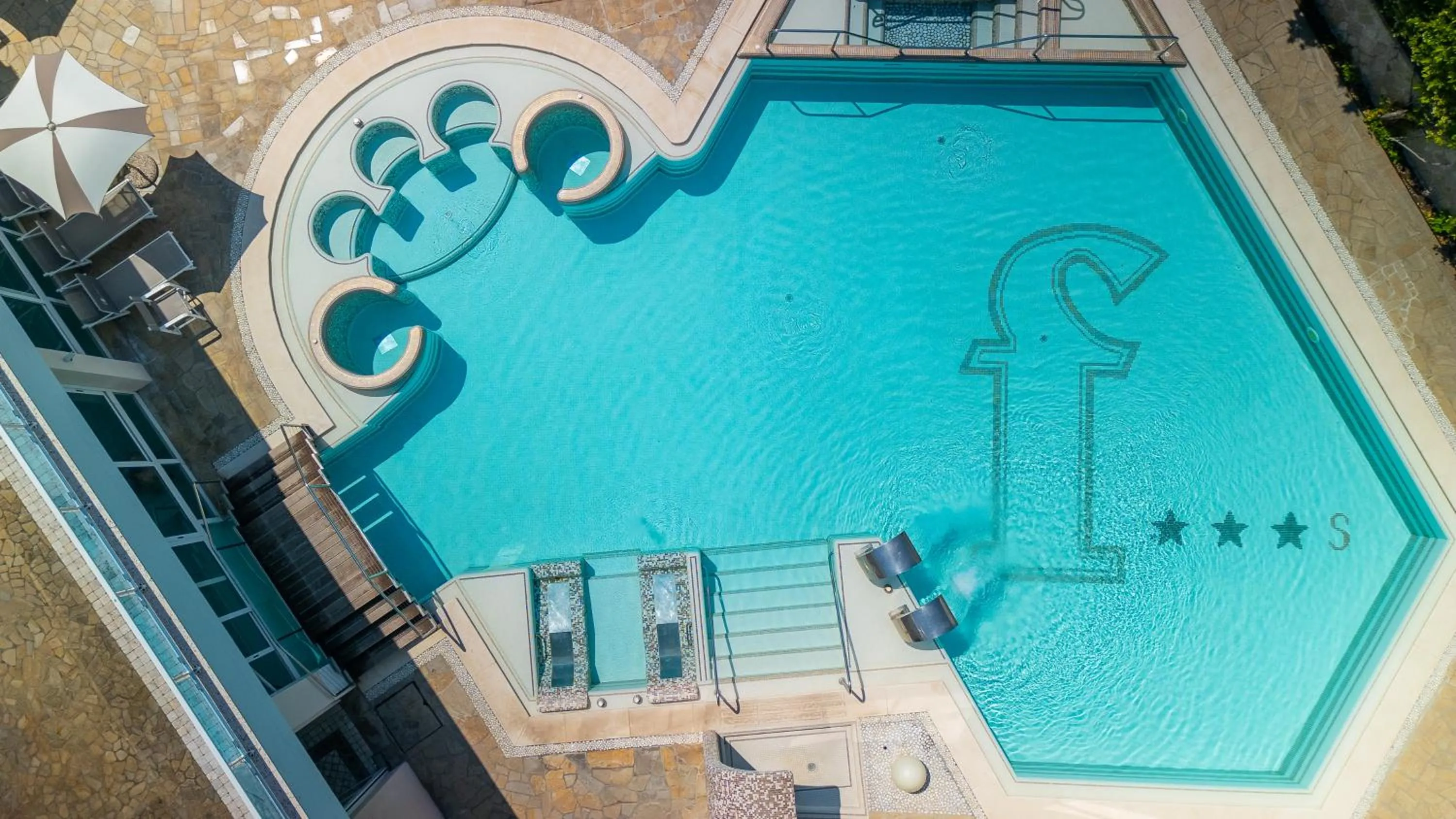 Swimming pool in Hotel Terme Formentin