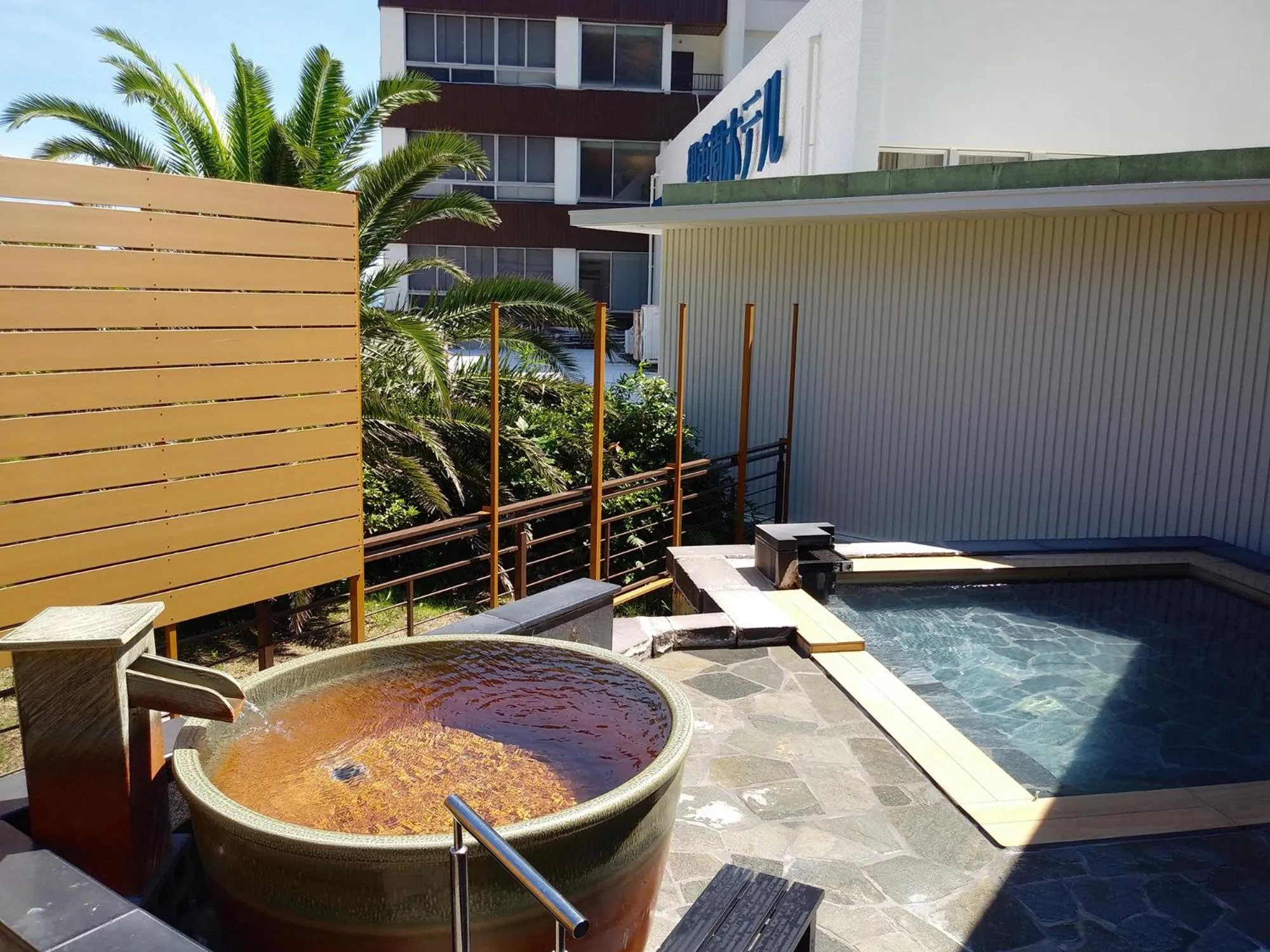 Hot Spring Bath in Shimoda Itoen Hotel Hanamisaki