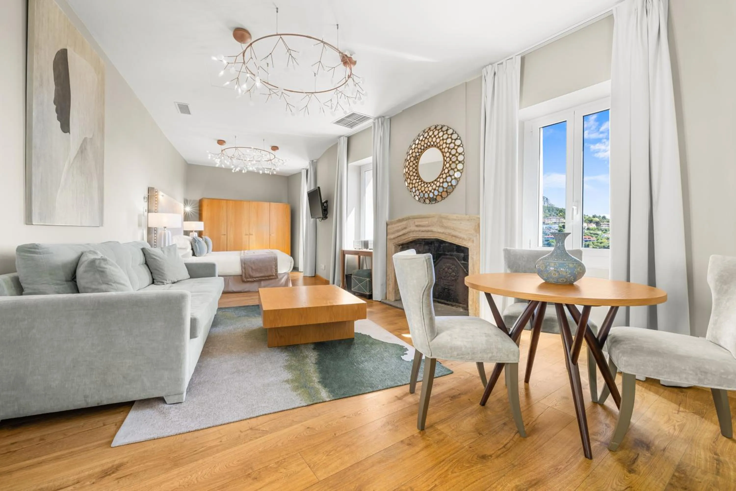 Living room in La Chèvre d'Or