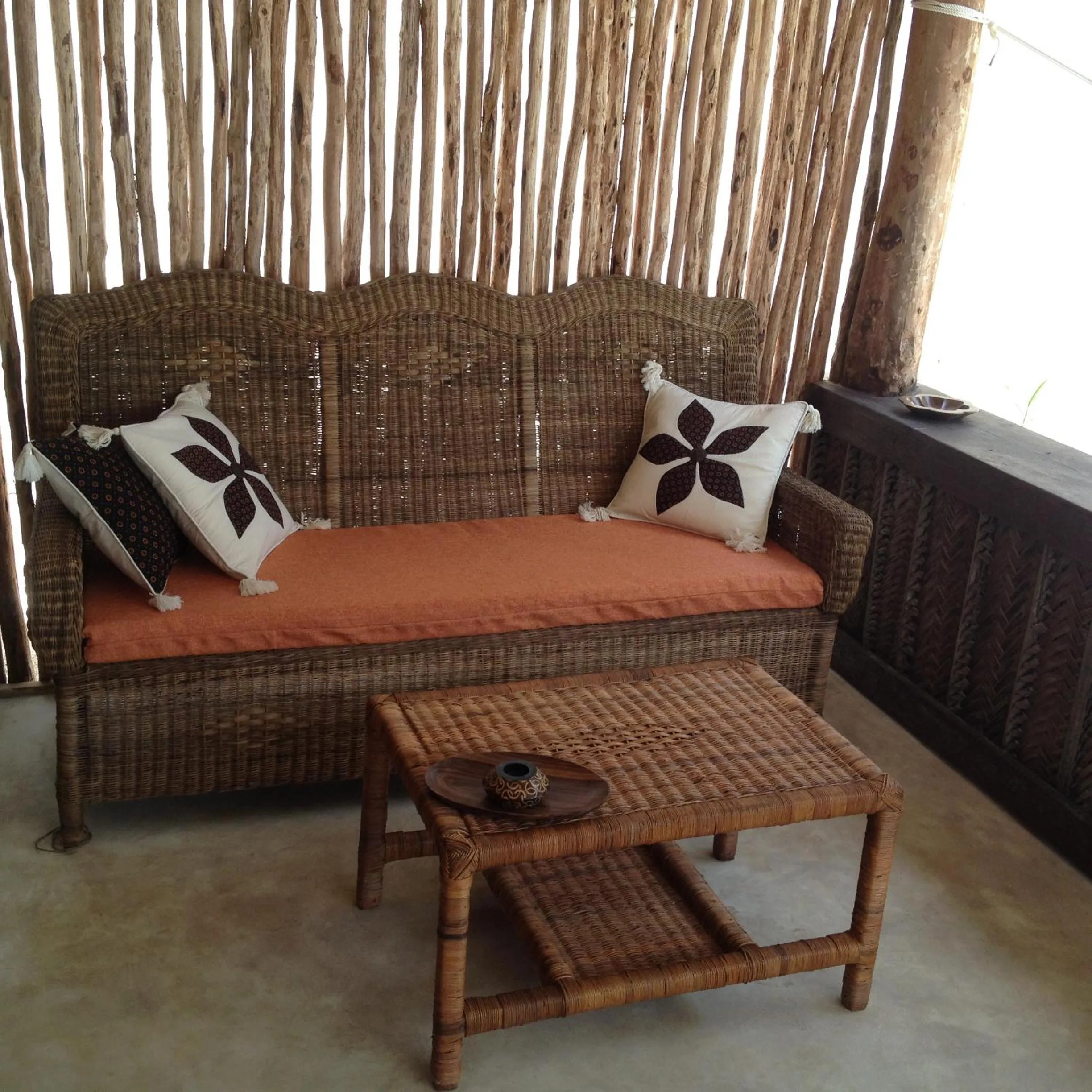 Seating area in Zanzibar Magic Boutique Hotel
