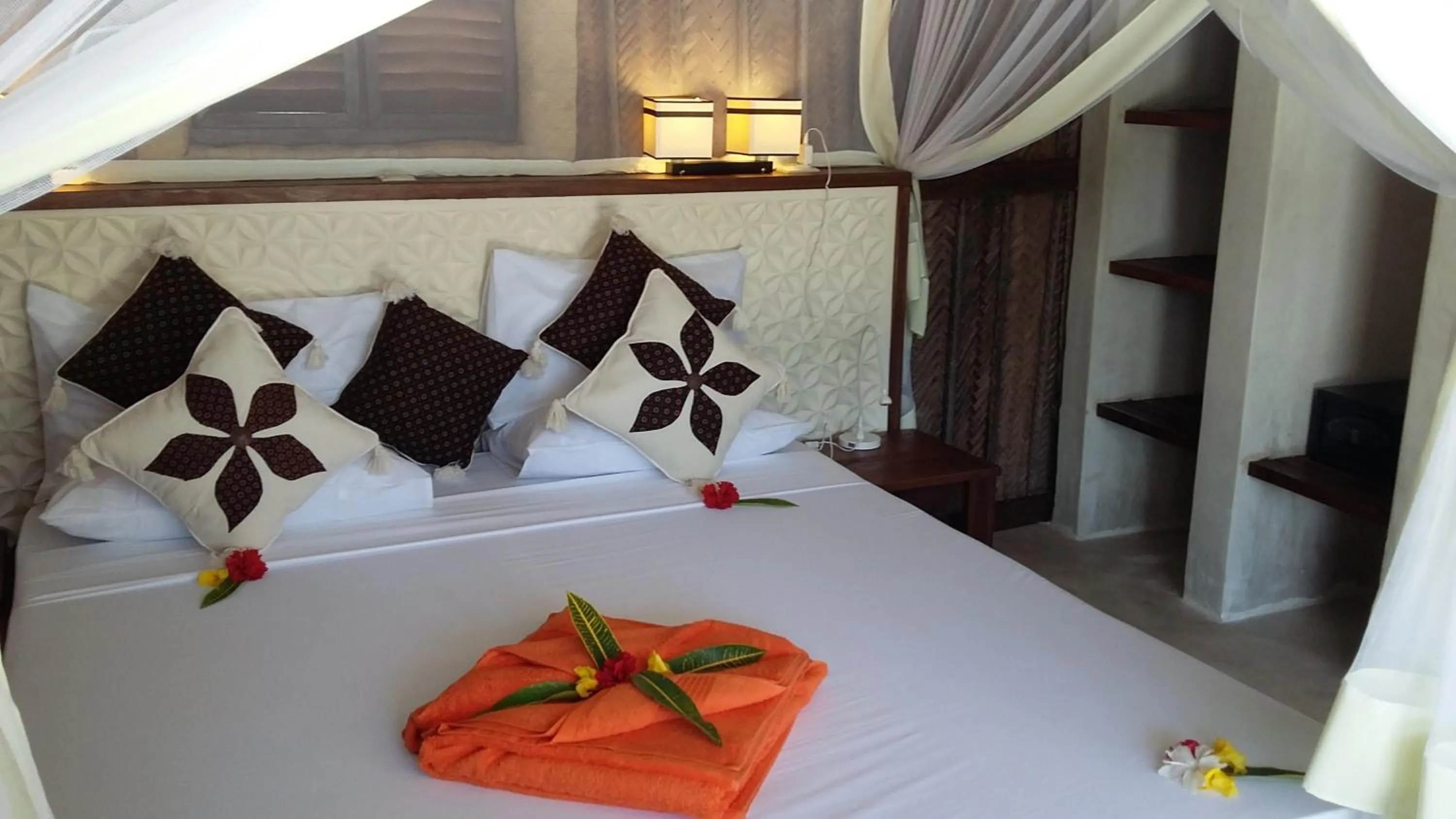 Bed in Zanzibar Magic Boutique Hotel