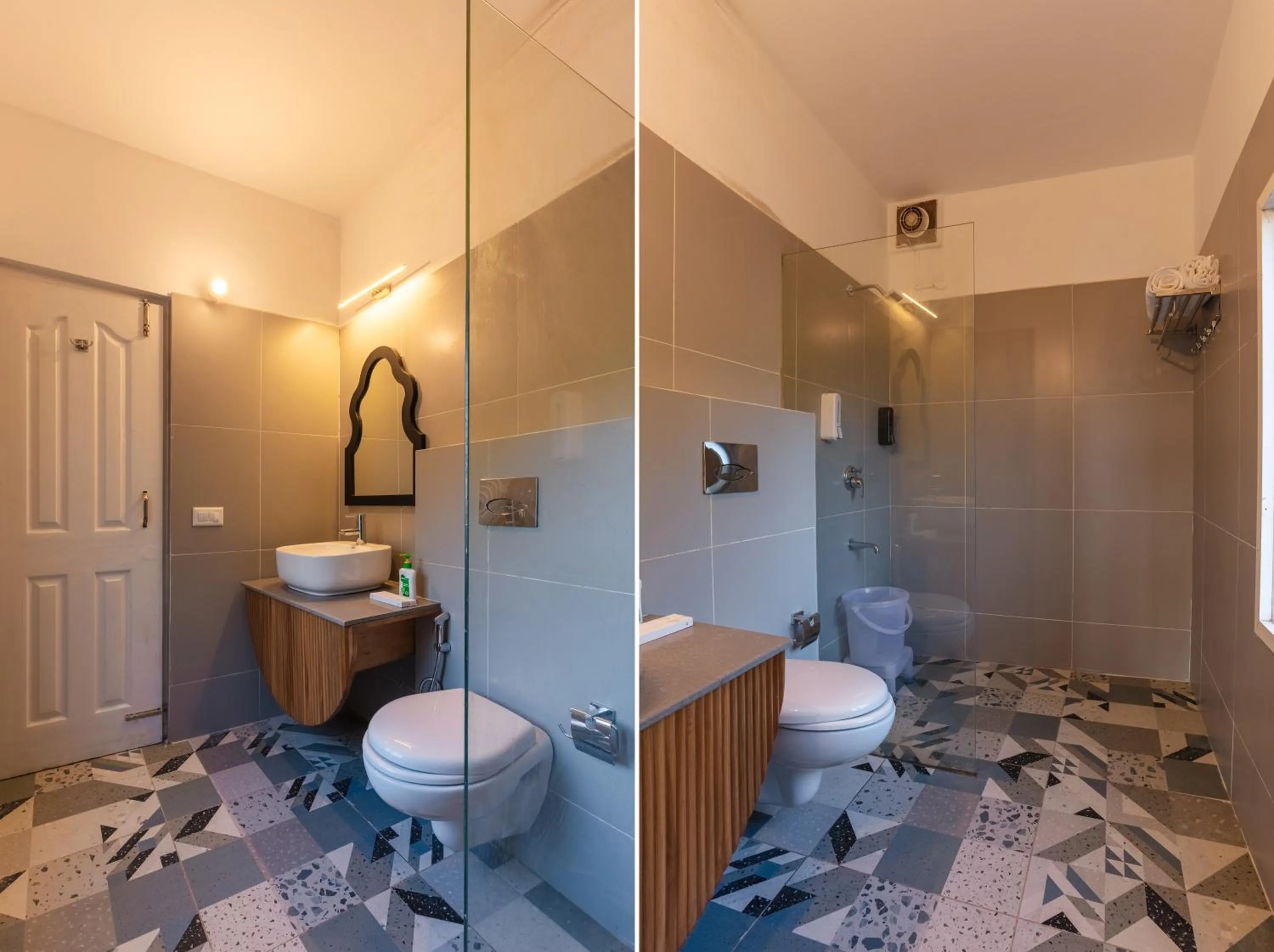 Shower in Seclude Kasauli, Himachal Pradesh