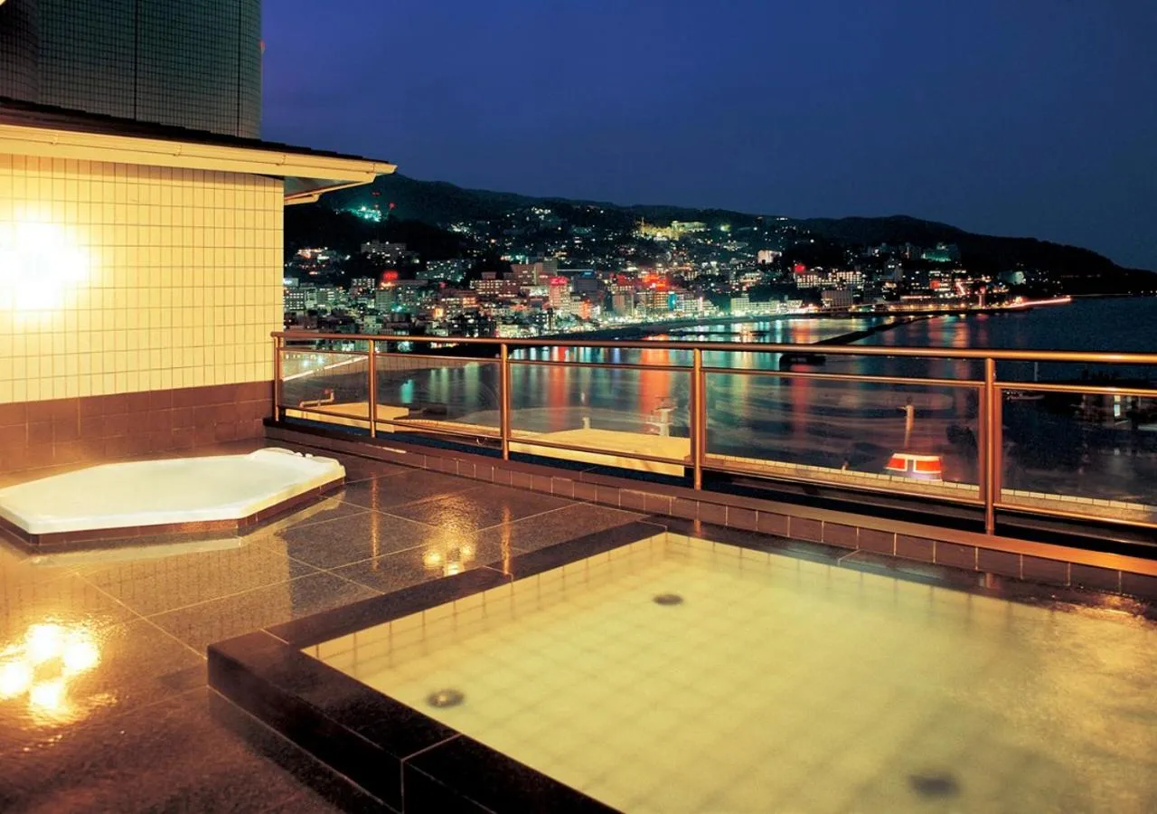 Open Air Bath in Uomisaki Hotel
