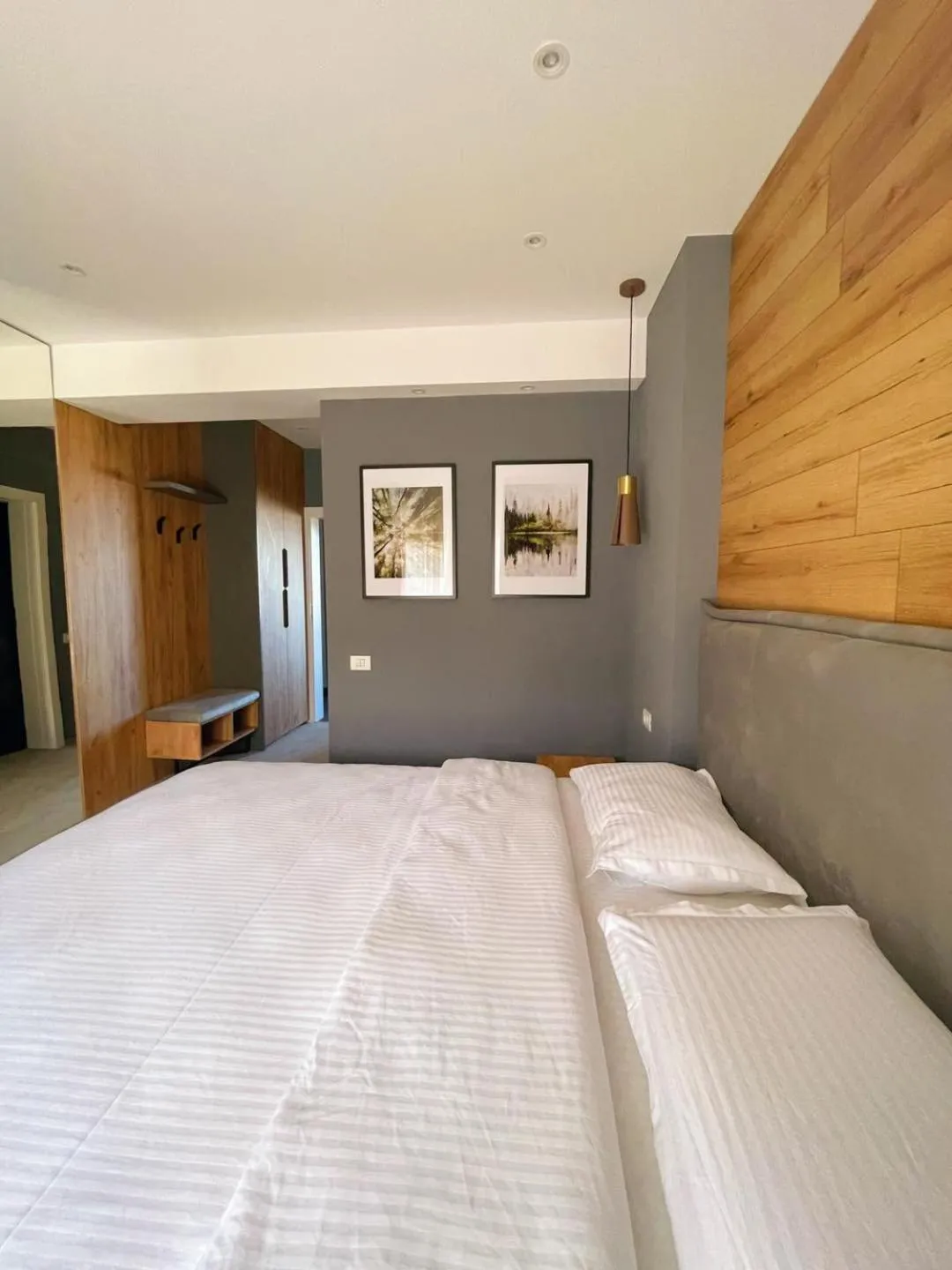 Bed in Hotel Muntele Mic