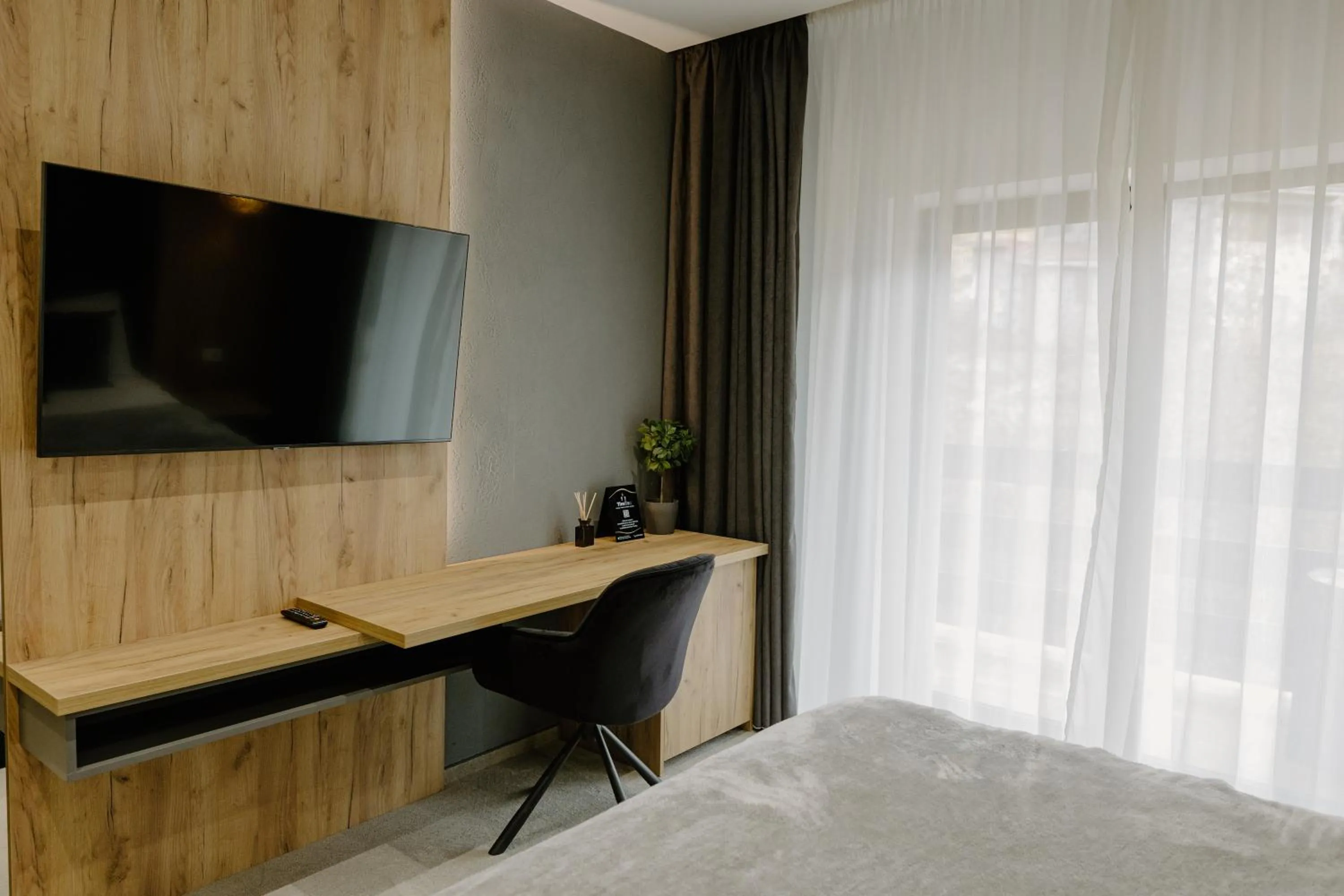 Bed in Hotel Muntele Mic